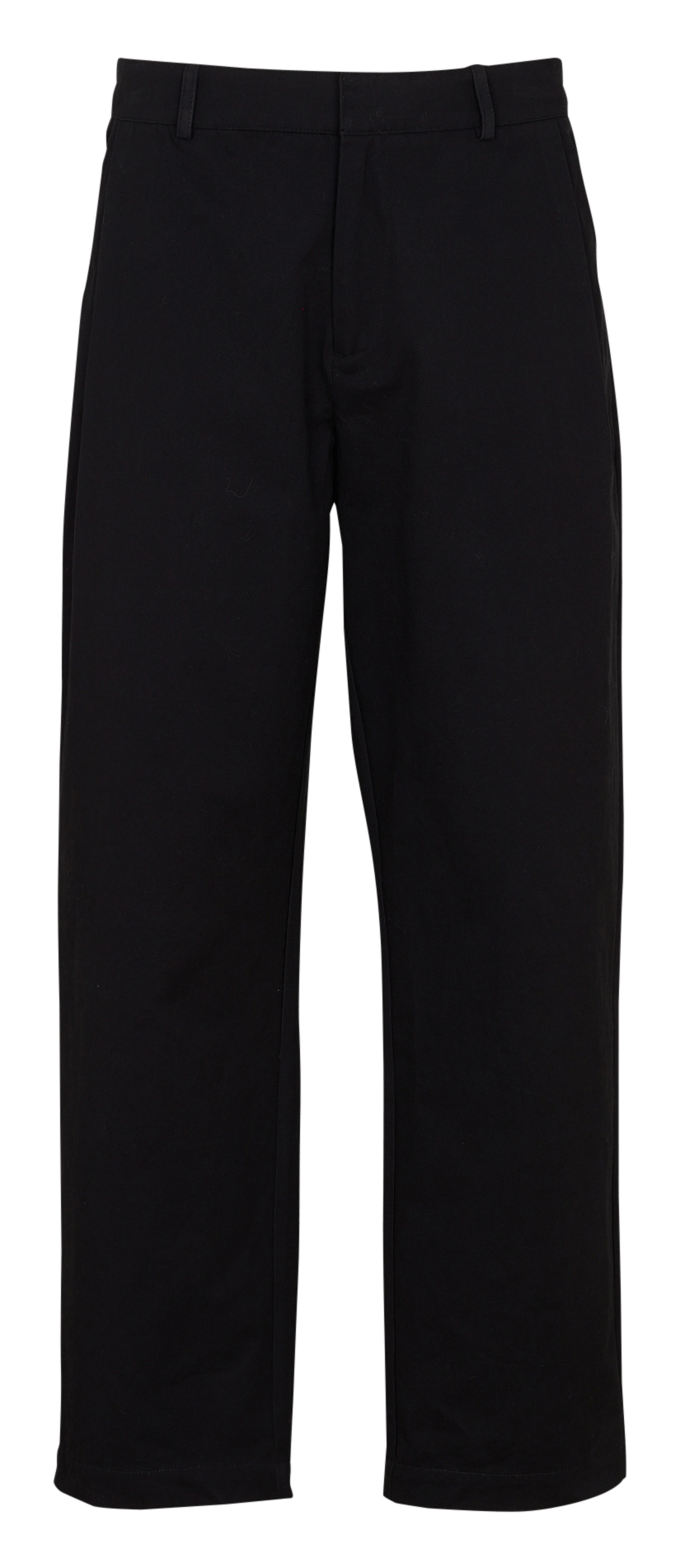 Straight-leg cotton pants MINIMUM Black