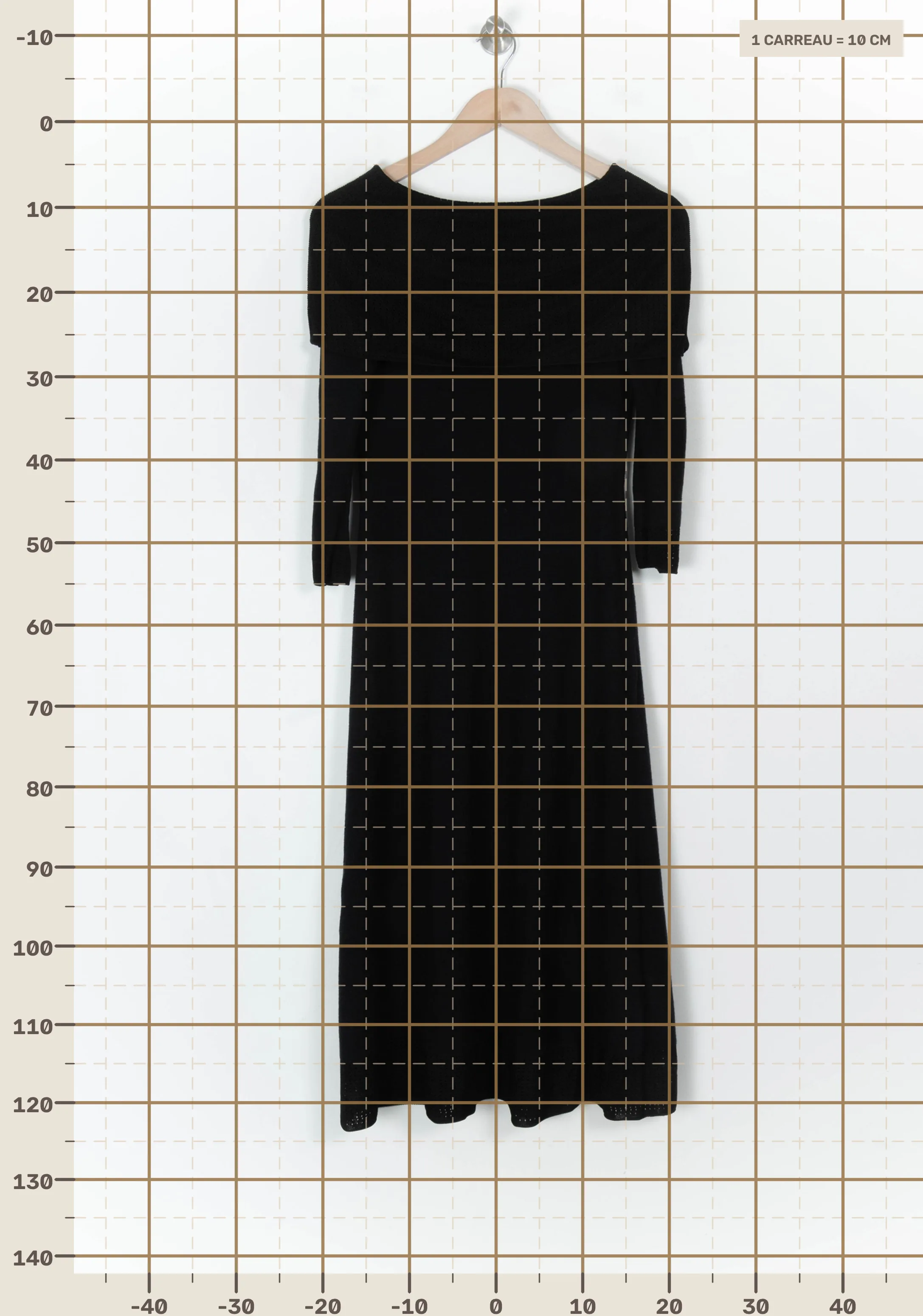 Robe longue COMPTOIR DES COTONNIERS - Seconde main Noir