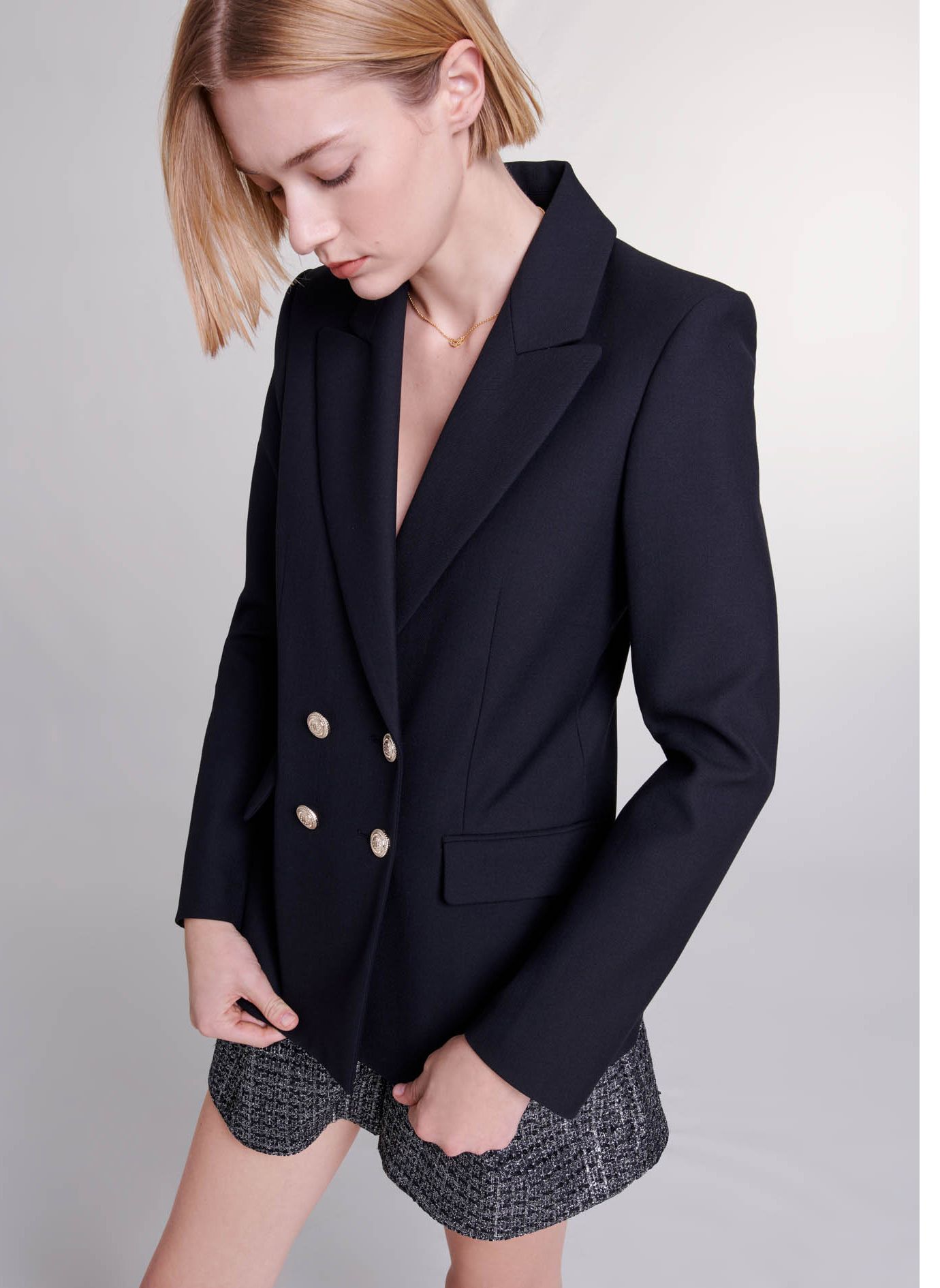 Maje black clearance blazer