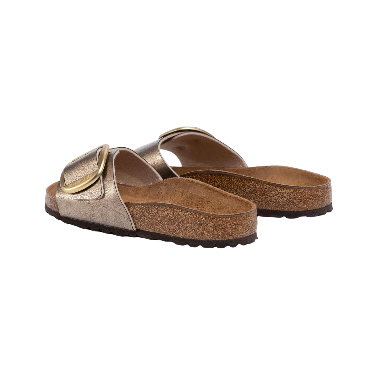 Faux leather sandals BIRKENSTOCK Grey