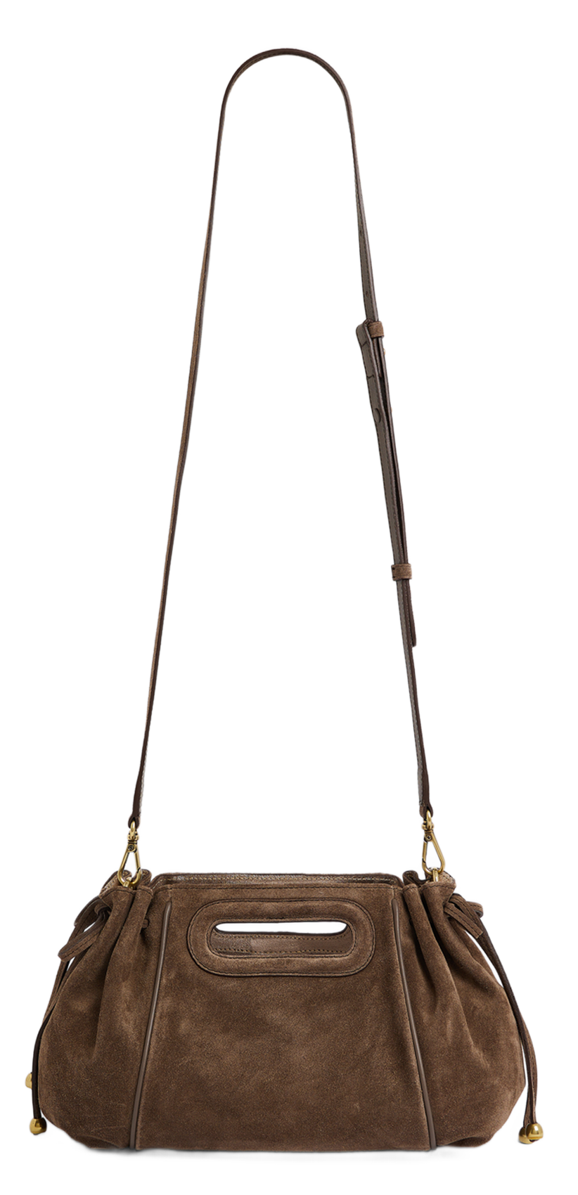 A-line leather skirt GERARD DAREL Green