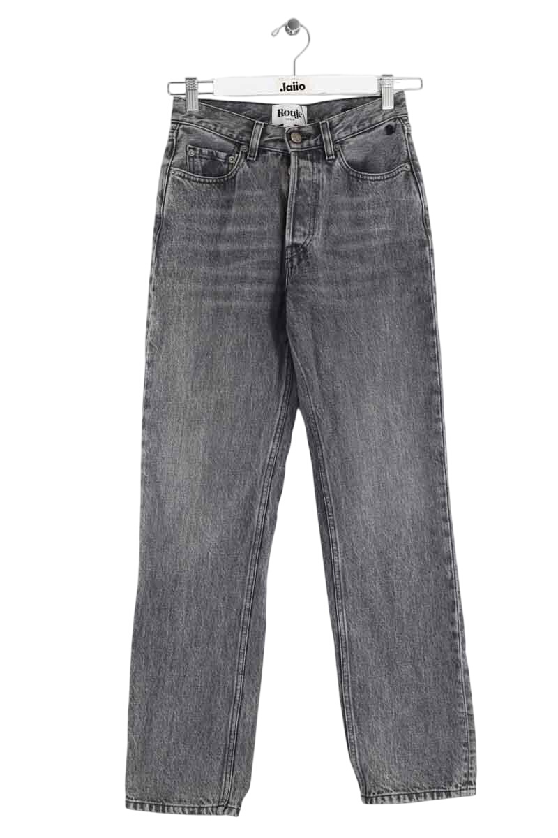 Cotton straight jeans ROUJE - Seconde Main Grey