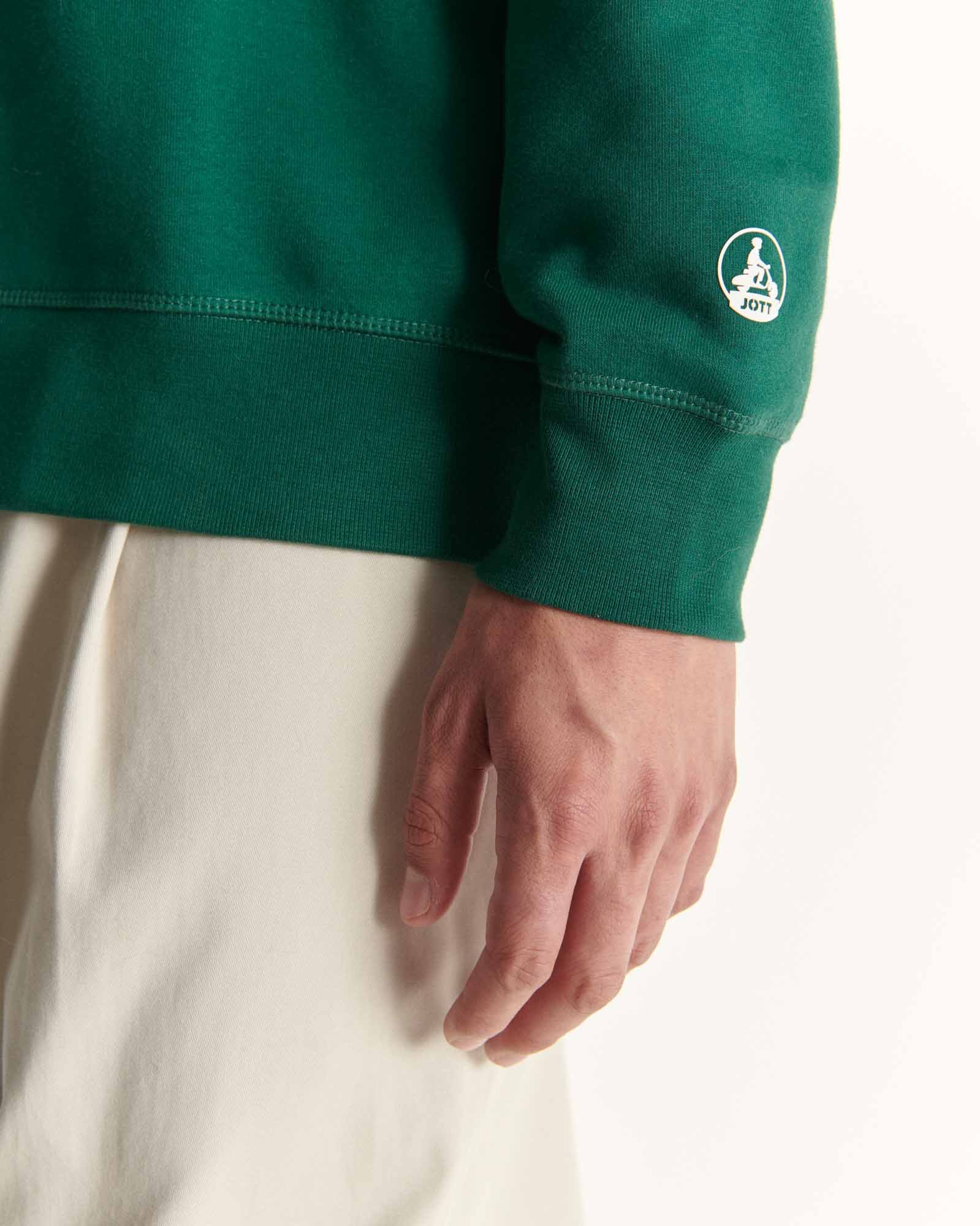 Organic cotton sweatshirt JOTT Green