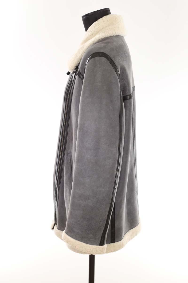 Leather coat ISABEL MARANT ÉTOILE - SECONDE MAIN Grey