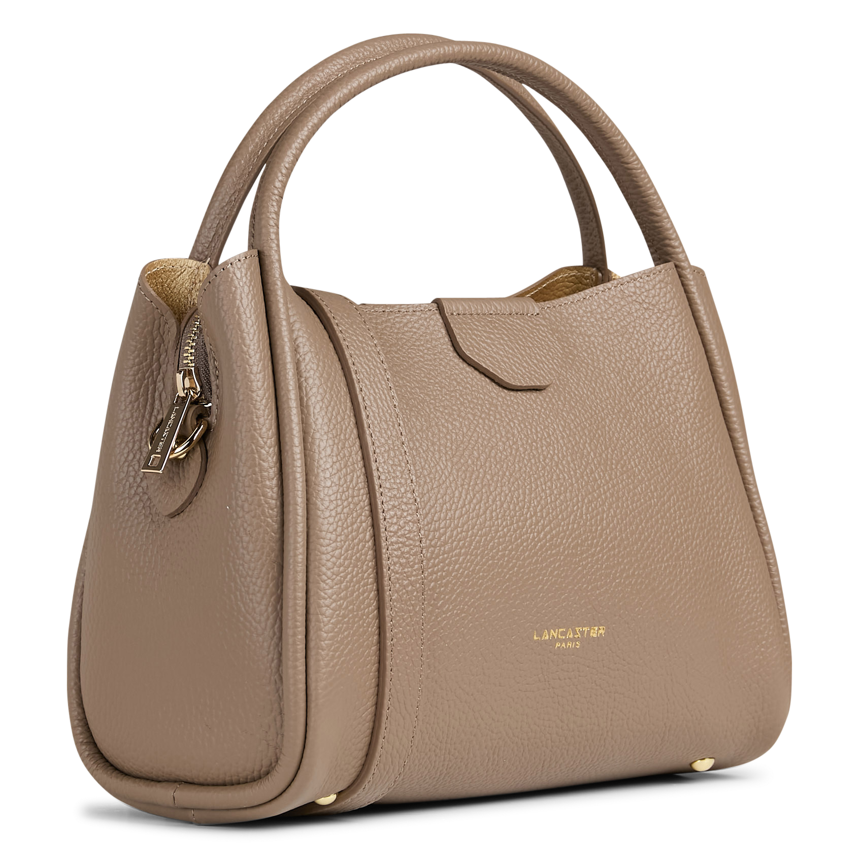 A-line leather skirt LANCASTER PARIS Beige