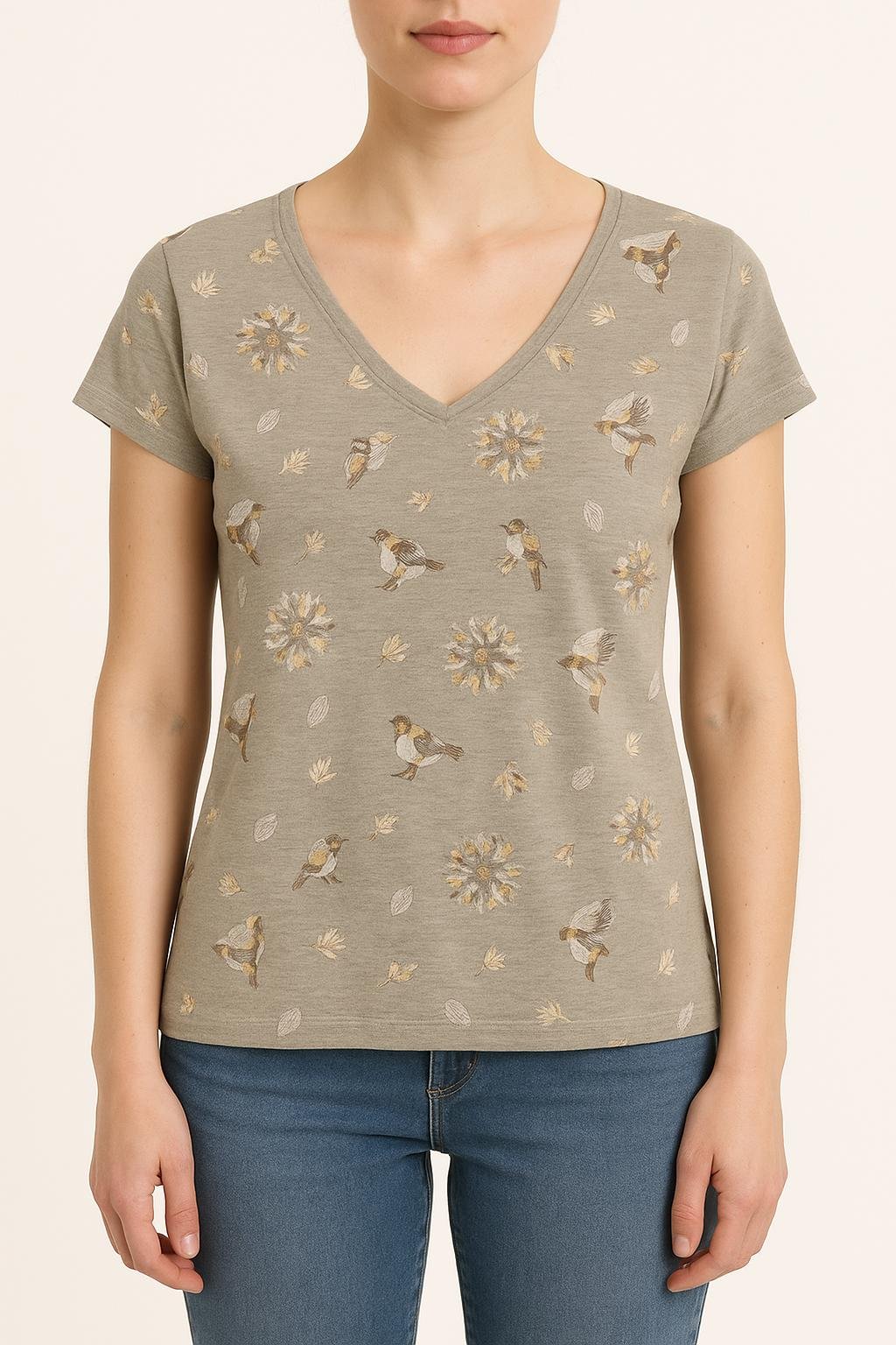 Tommy Badge T-shirt LOUISE MISHA - Seconde Main Grey