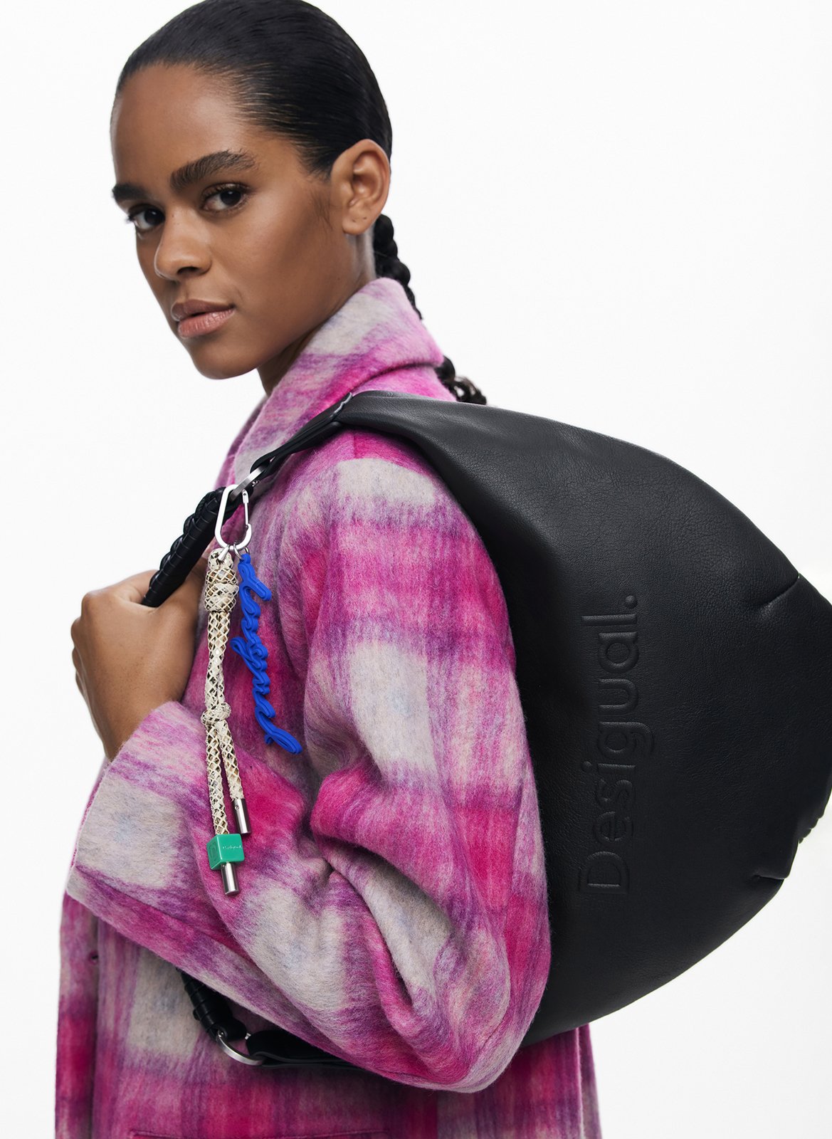Bolso al hombro Negro Desigual Mujer Place des Tendances