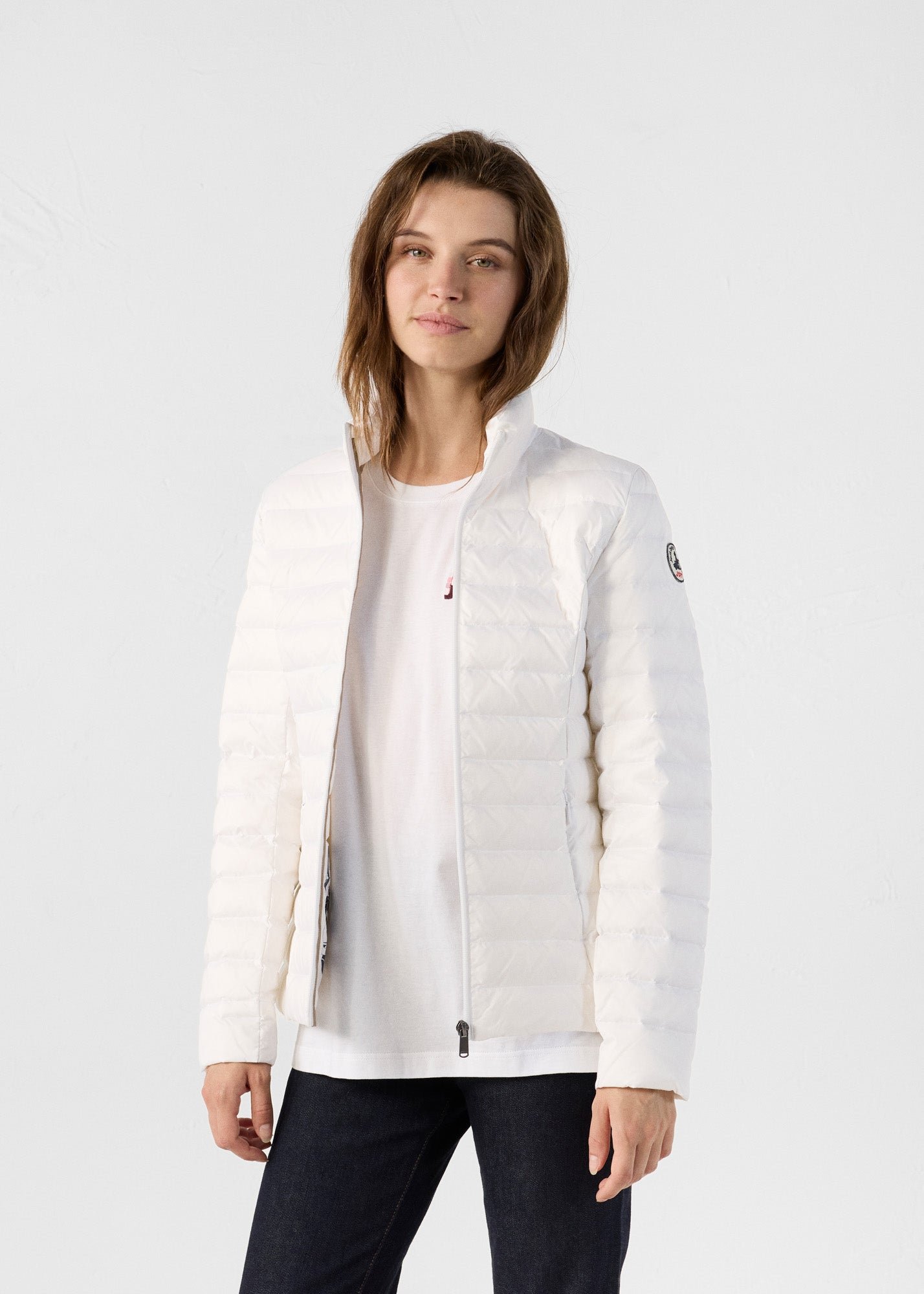 Lightweight down jacket White