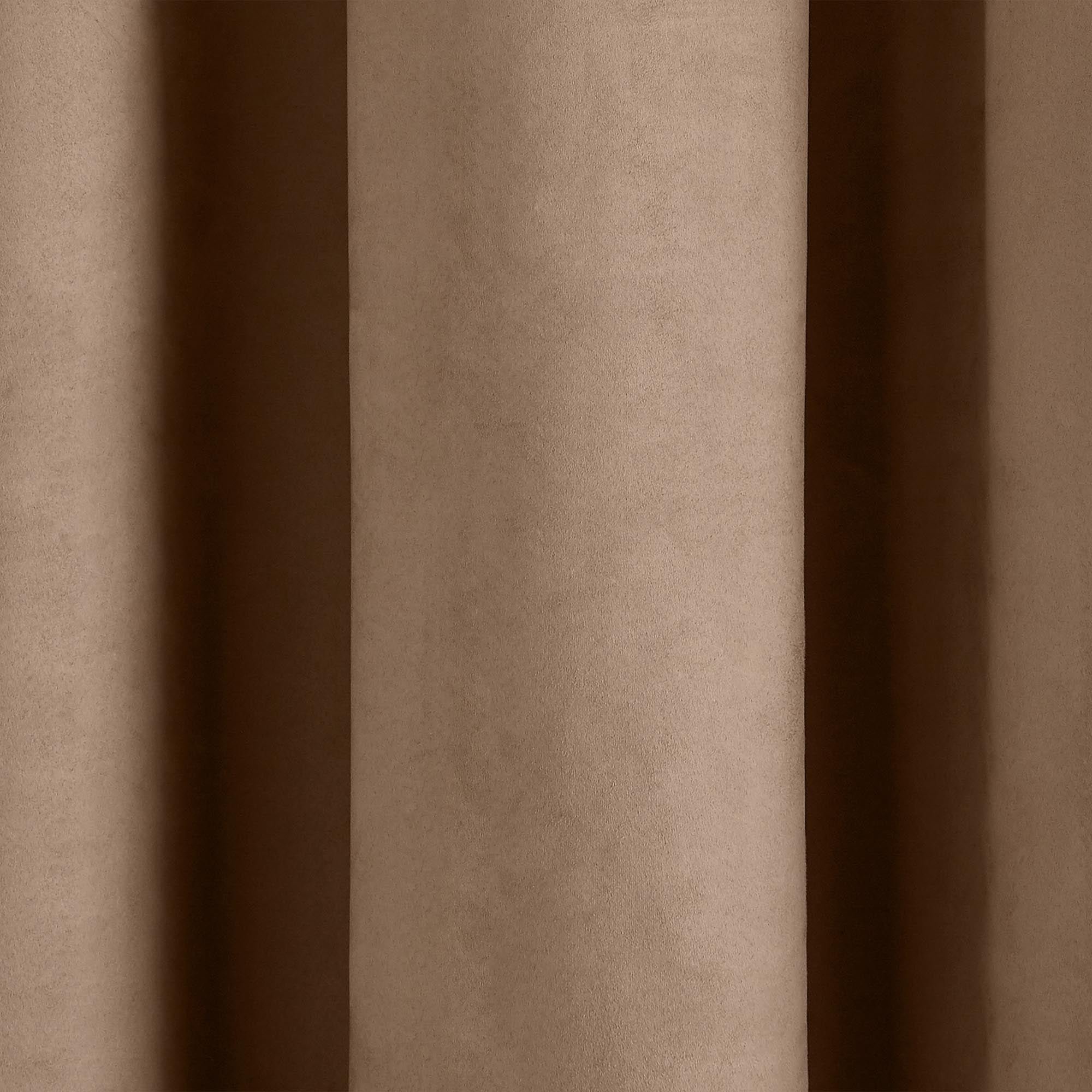 Curtain with eyelets MADURA Brown