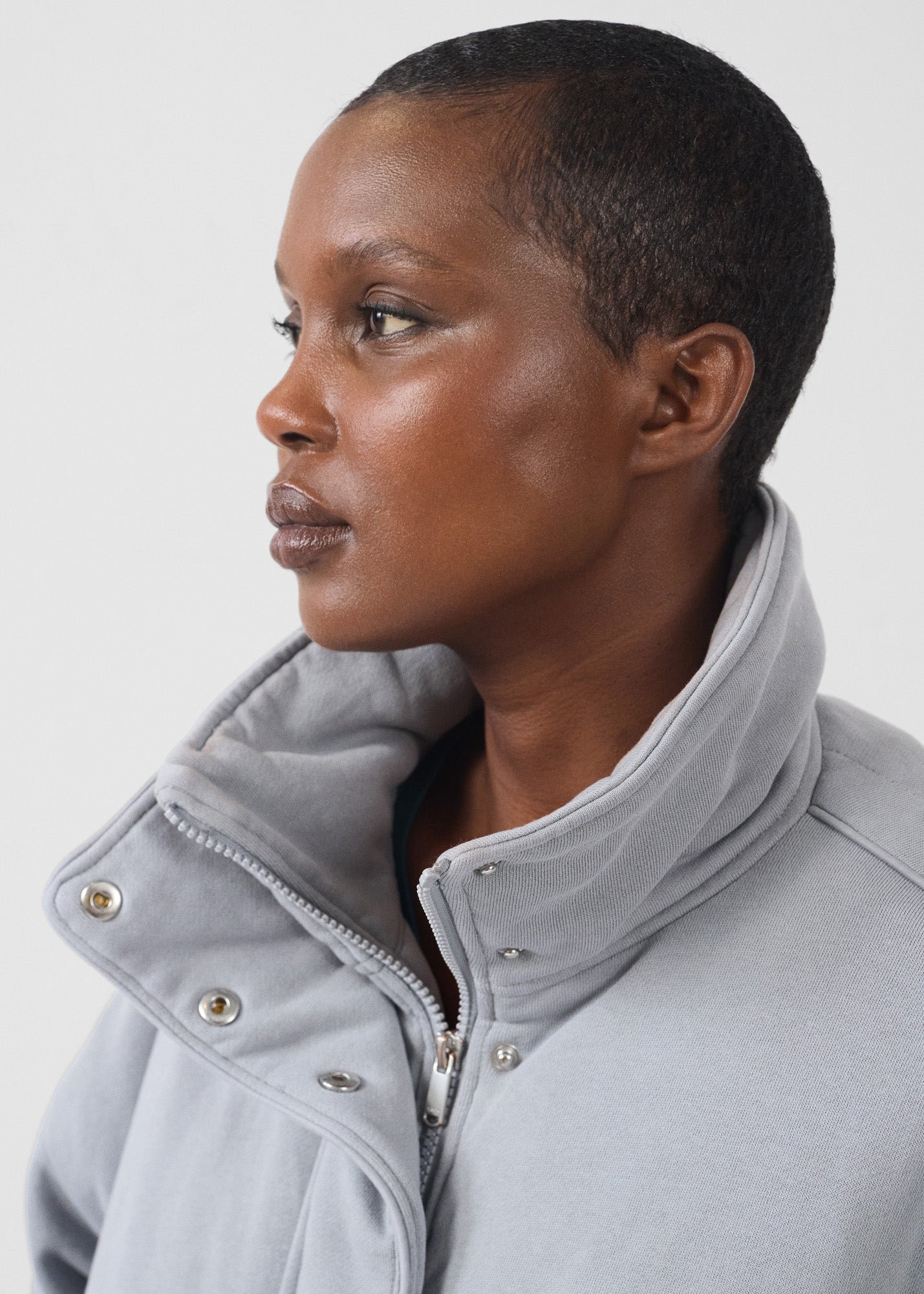 Dory jersey bomber jacket JOTT Grey