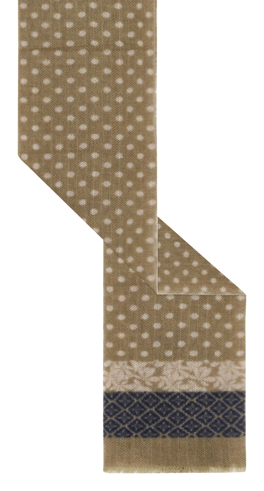 Echarpe en laine et cachemire GERARD DAREL Kaki