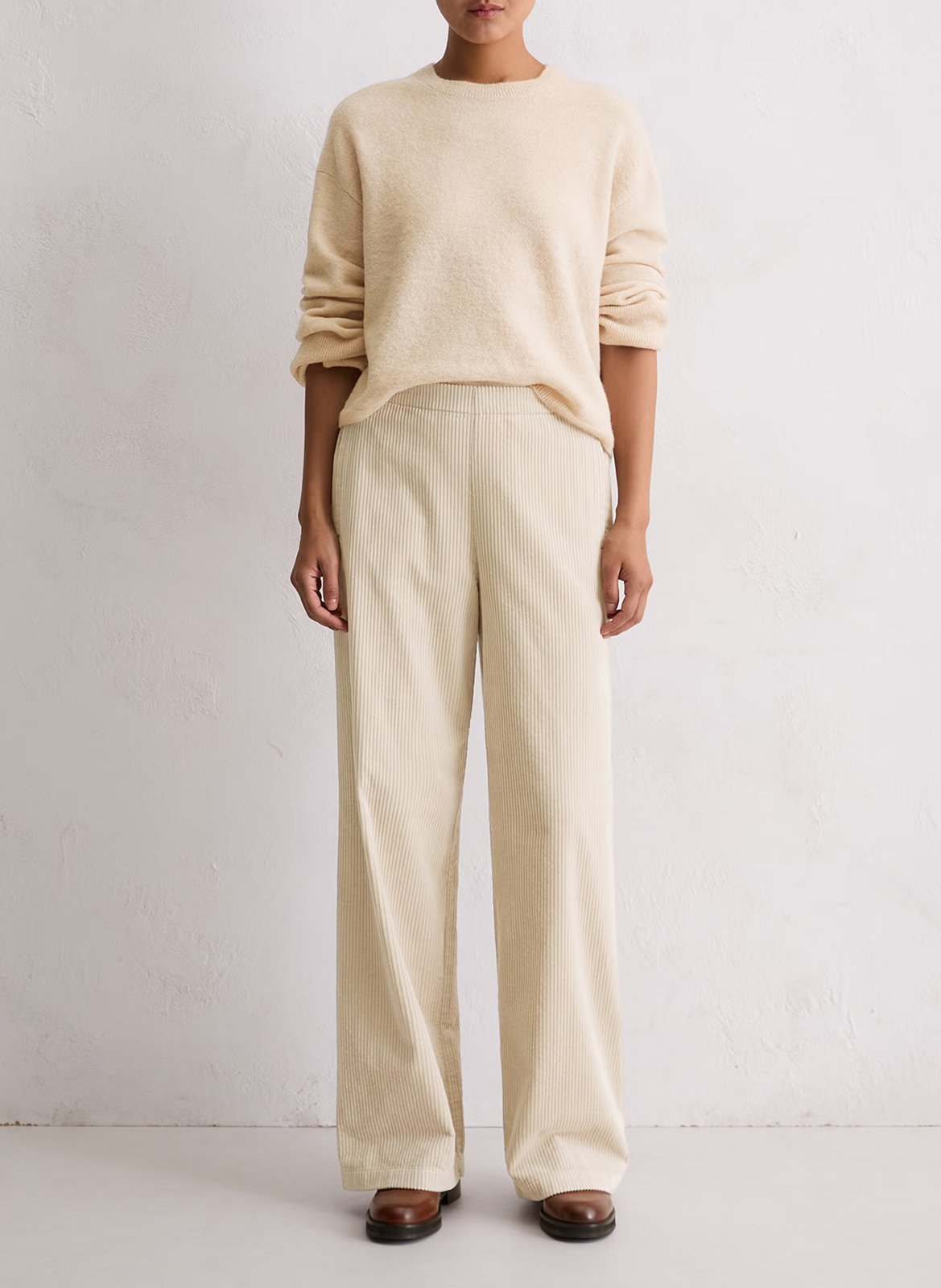 Pantalón capri de pana MARC O'POLO Beige