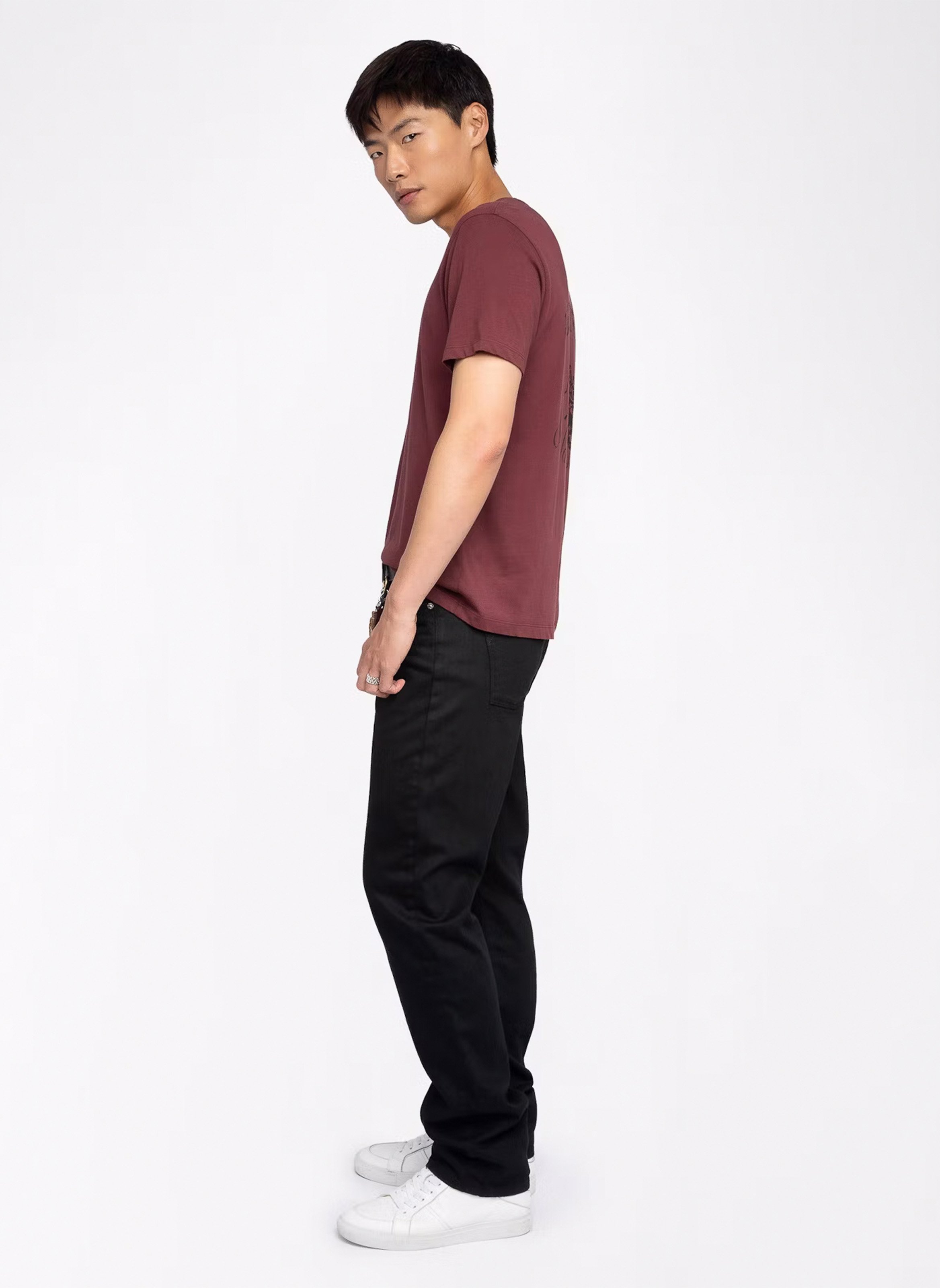 Tee-shirt col rond en coton ZADIG&amp;VOLTAIRE Violet