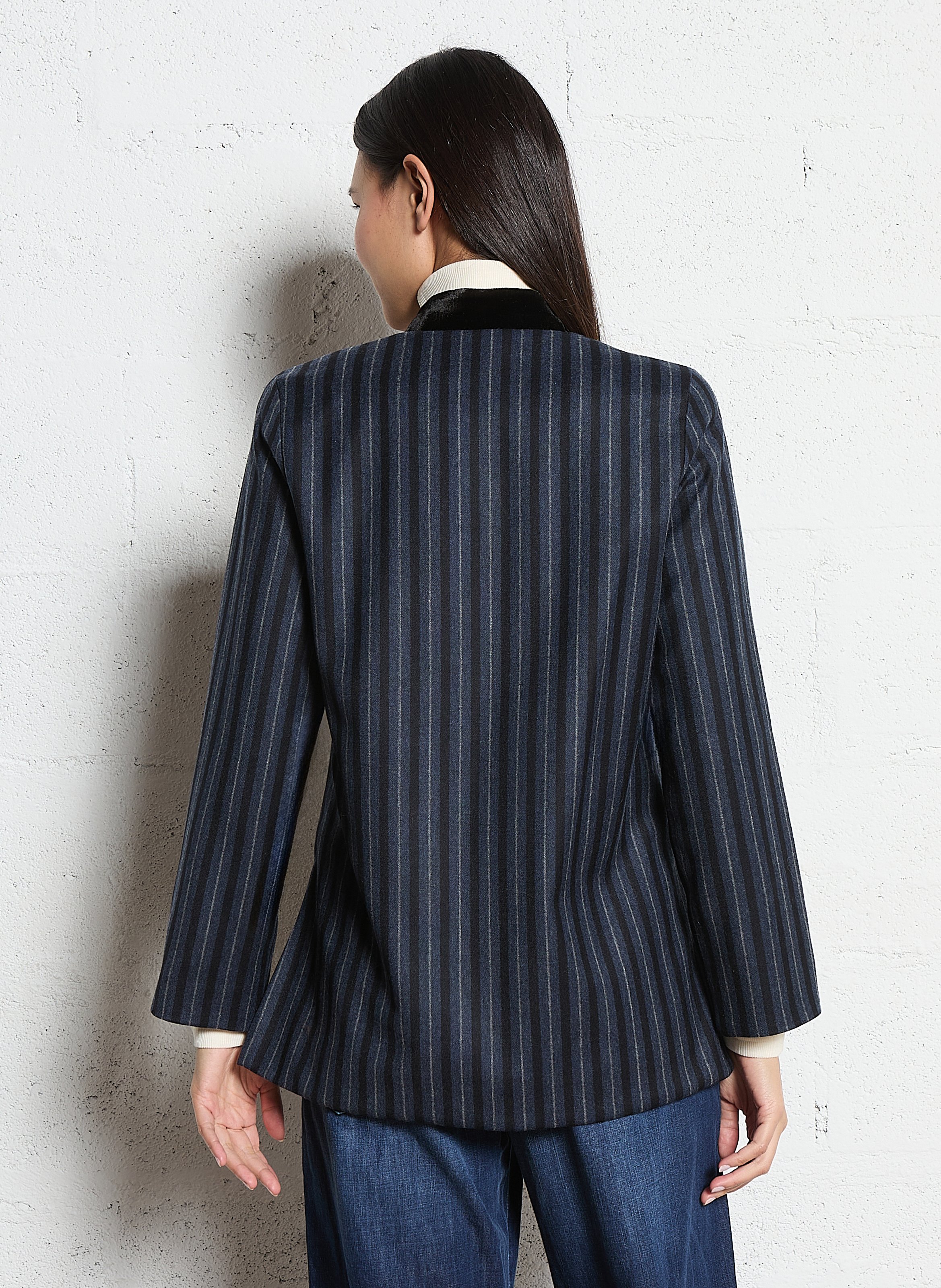 Officer collar coat SOPHIE+LUCIE Blue