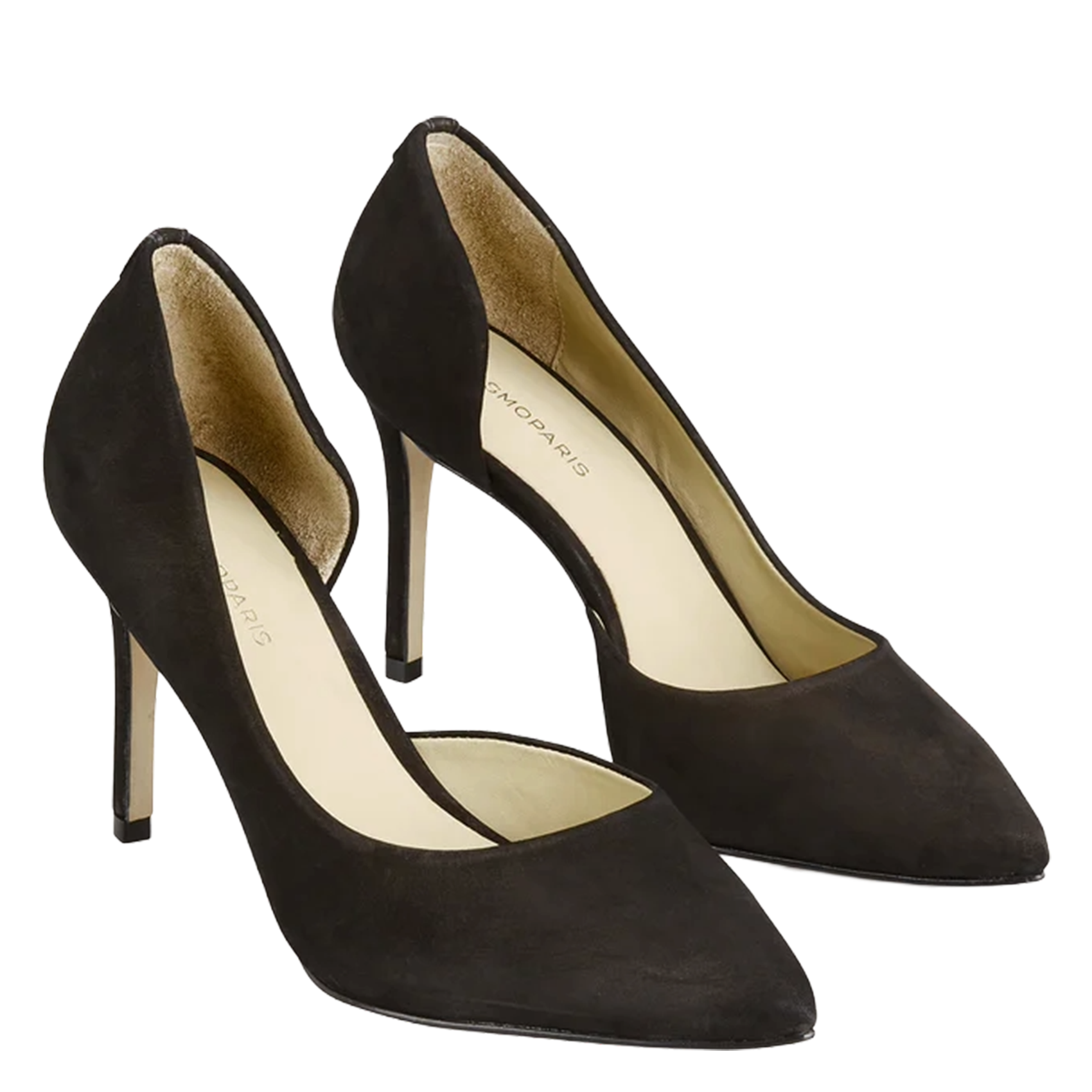 Escarpins à talons aiguille en cuir COSMOPARIS Noir