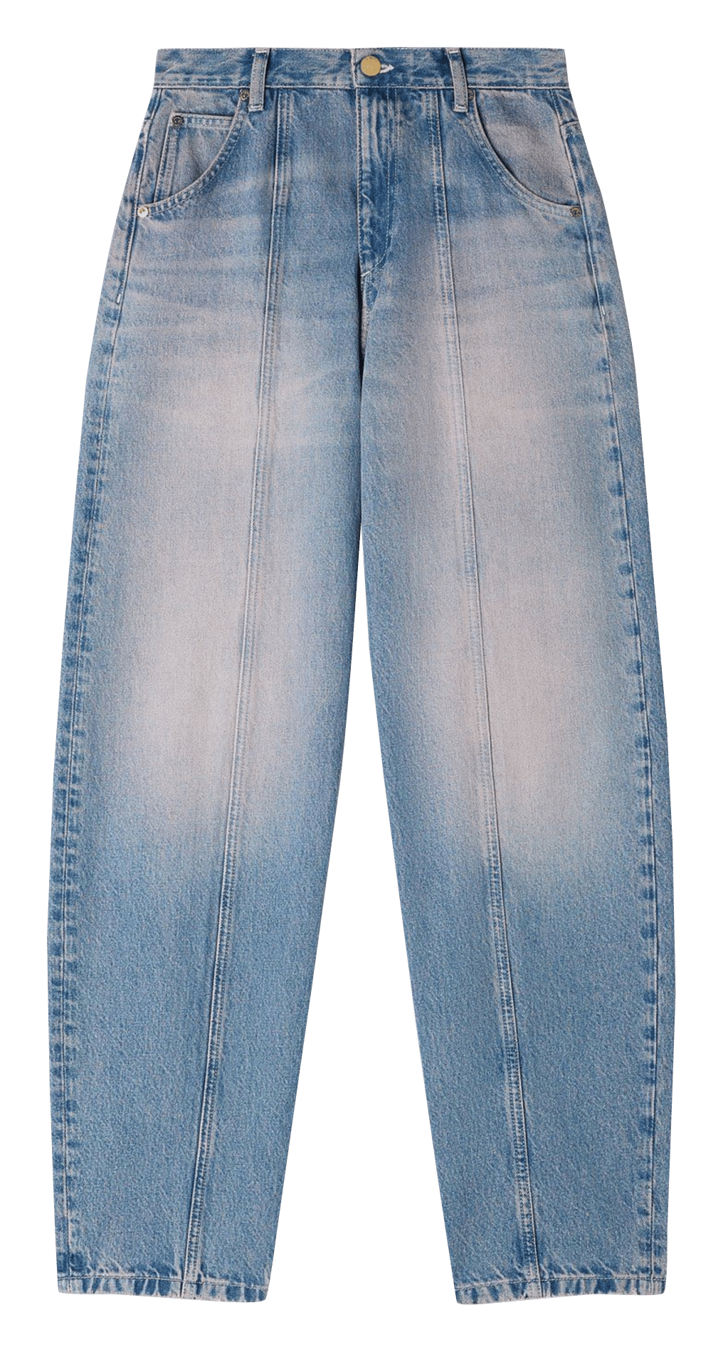 Jean large en coton SANDRO Bleu