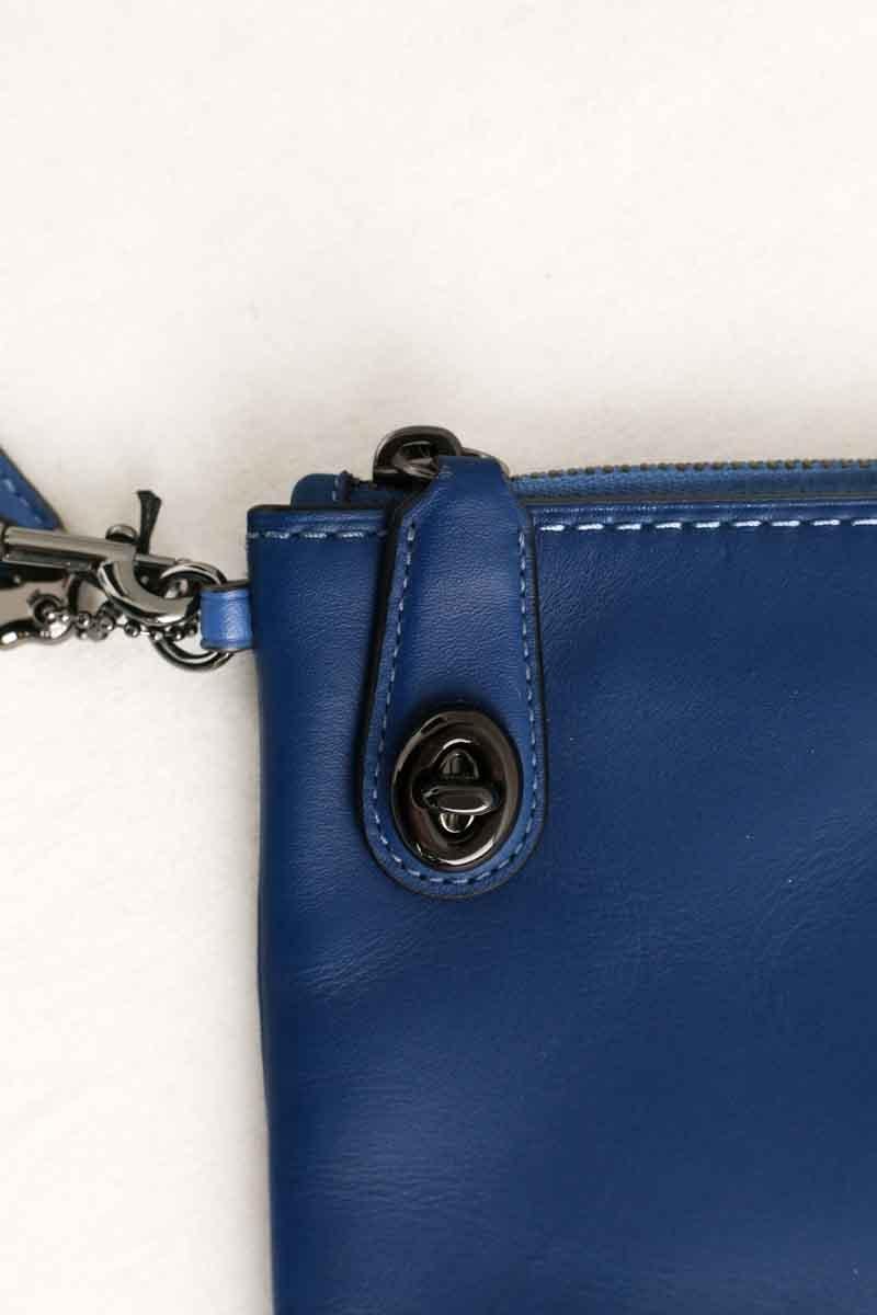 Clutch bag COACH - Seconde Main Blue