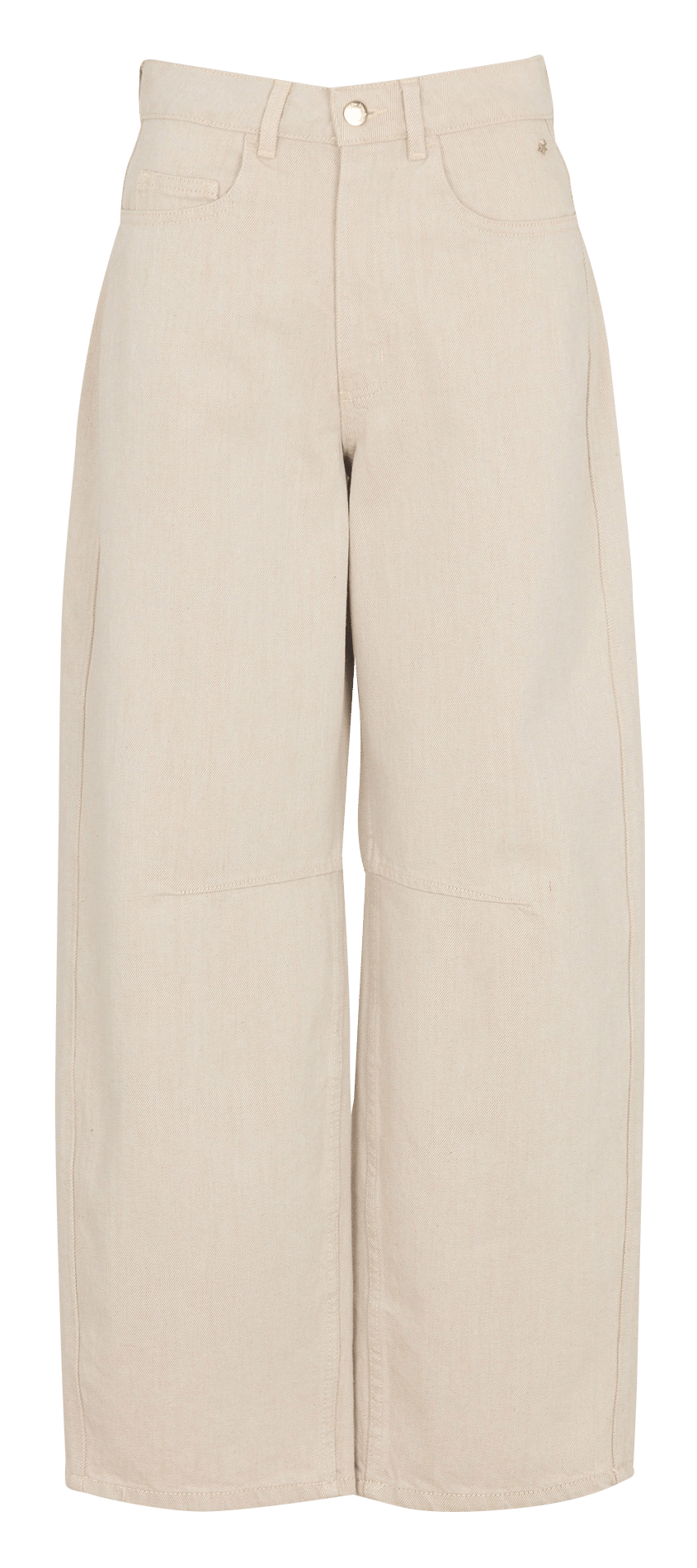 Jean large en coton DES PETITS HAUTS Beige