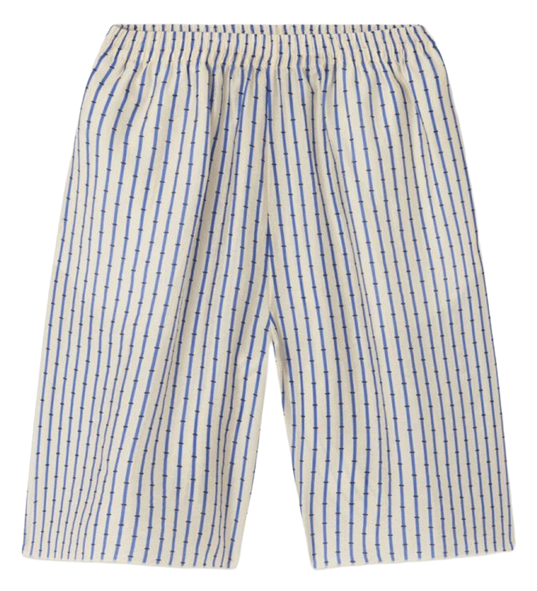 Striped straight-cut shorts AMERICAN VINTAGE Blue