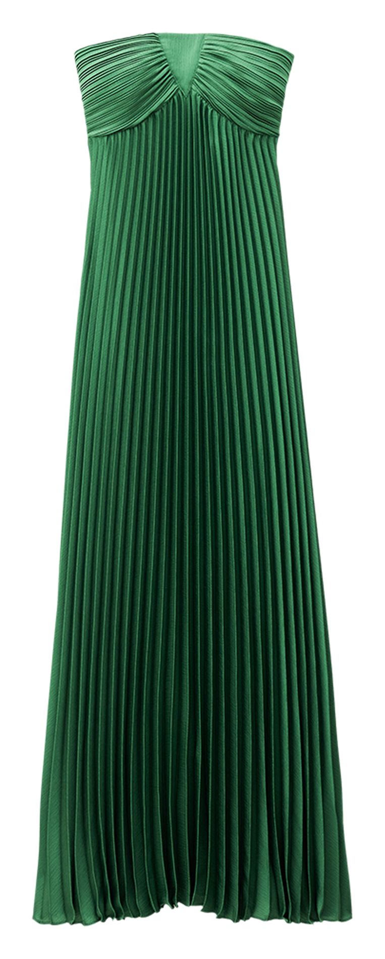 Robe longue plissée BA&SH Vert