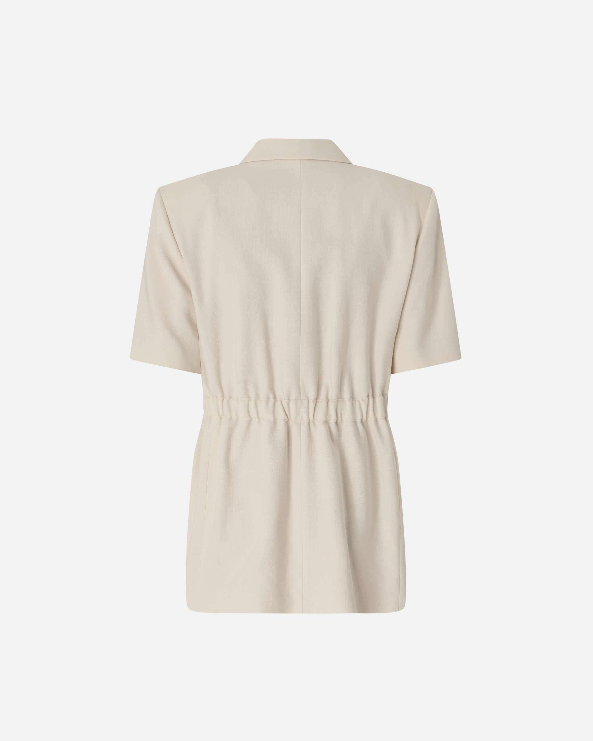 Veste à manches courtes à taille élastique PINKO Beige