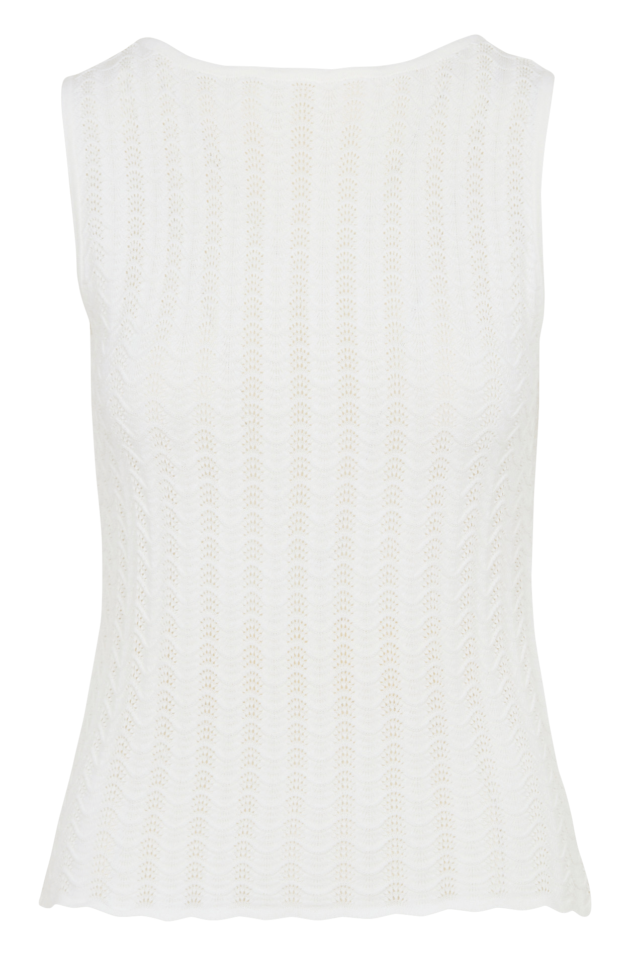 Top met ronde hals KOOKAI Wit