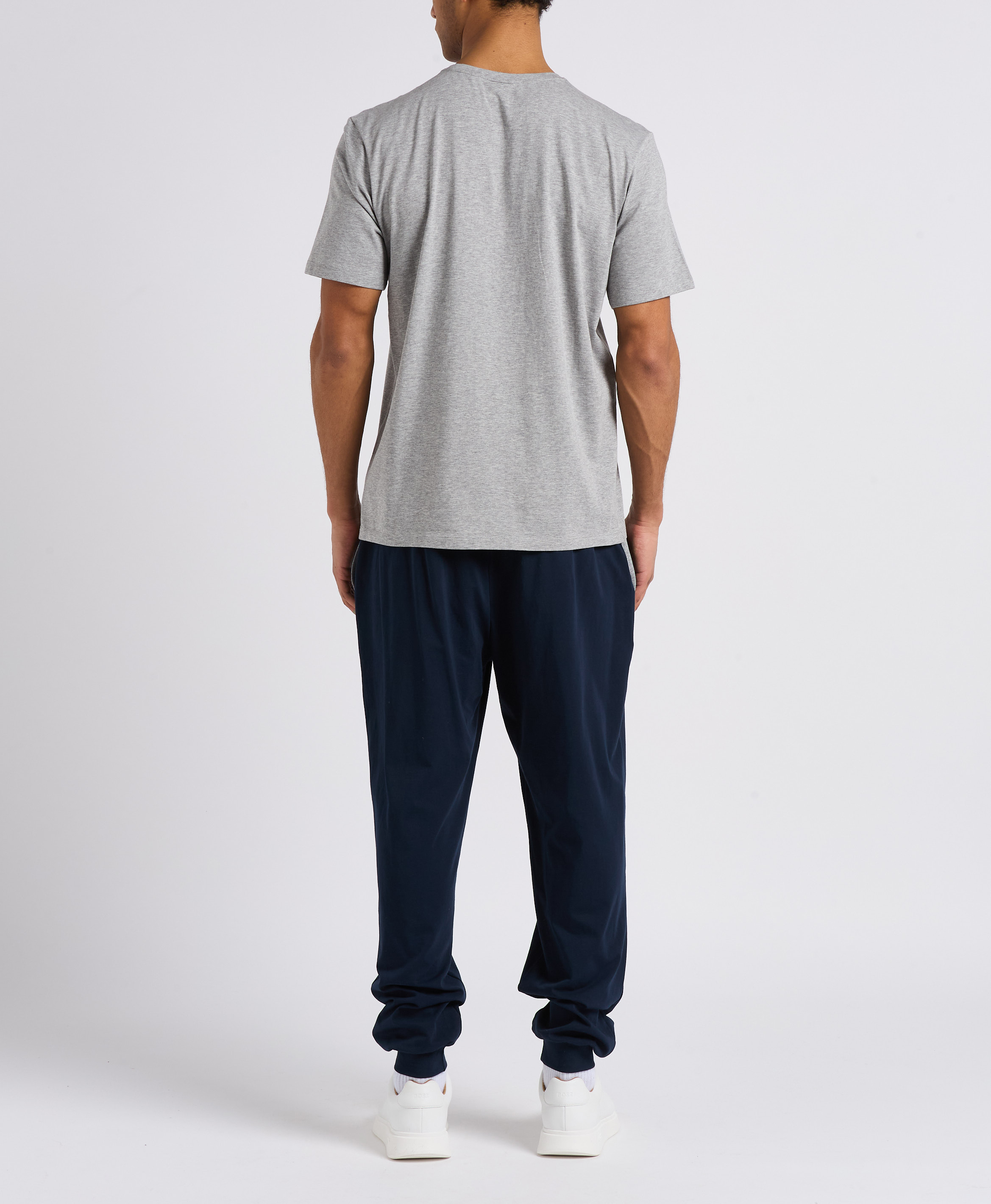 Straight-leg cotton track pants BOSS Blue