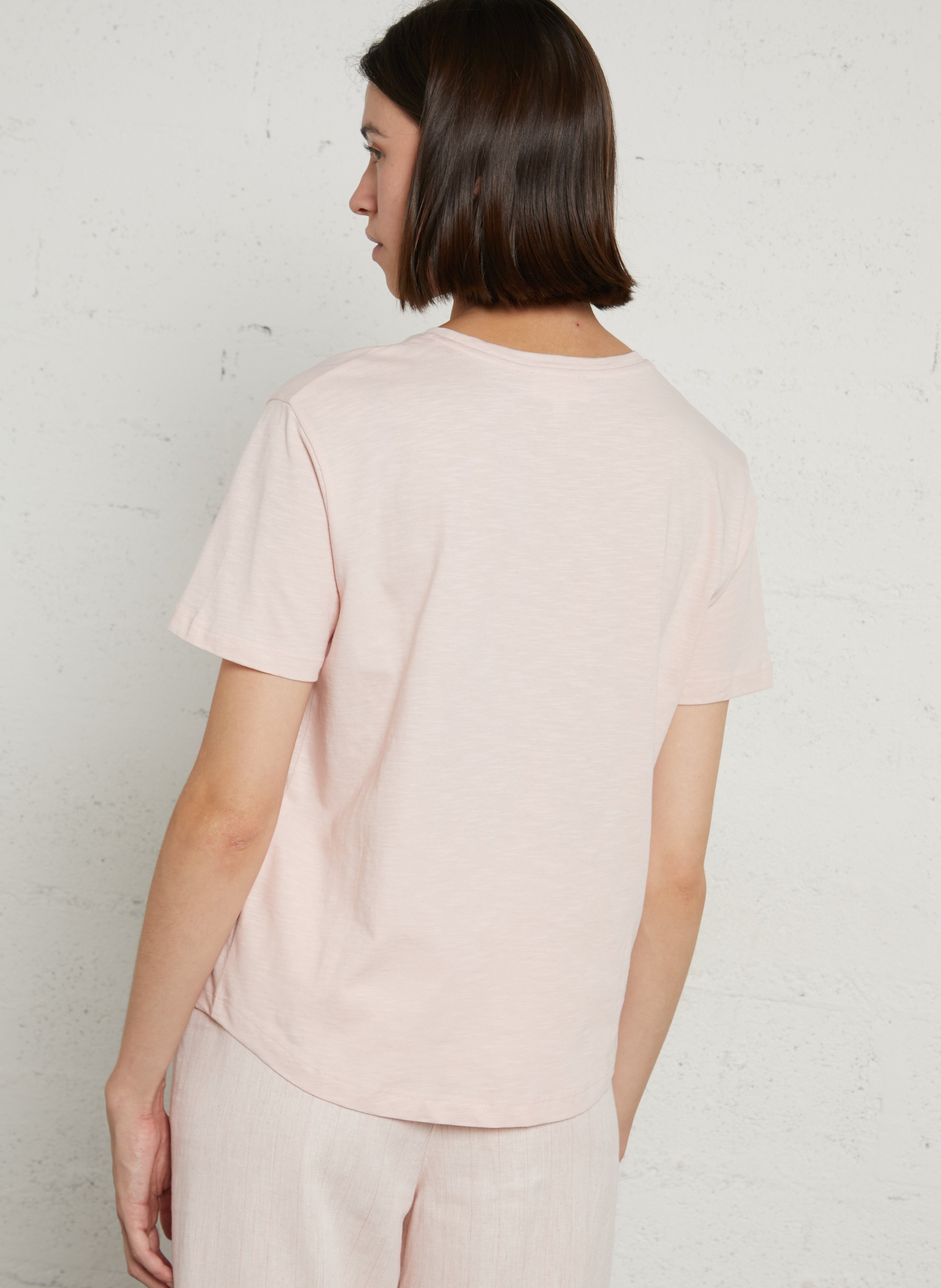 Tee-shirt oversize en coton MAISON 123 Rose
