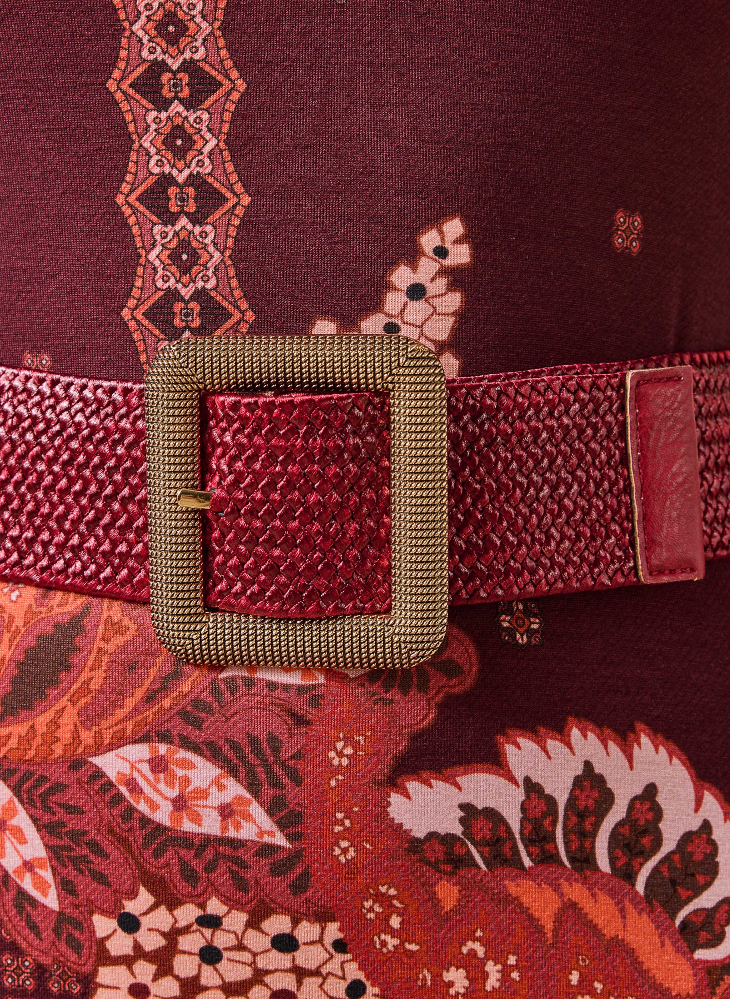 Geflochtener Gürtel LA FEE MARABOUTEE Rot