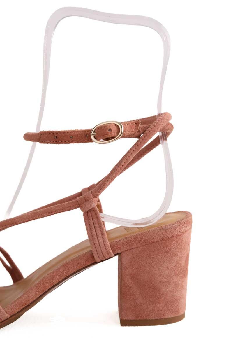 Faux leather sandals SEZANE - Seconde main Pink
