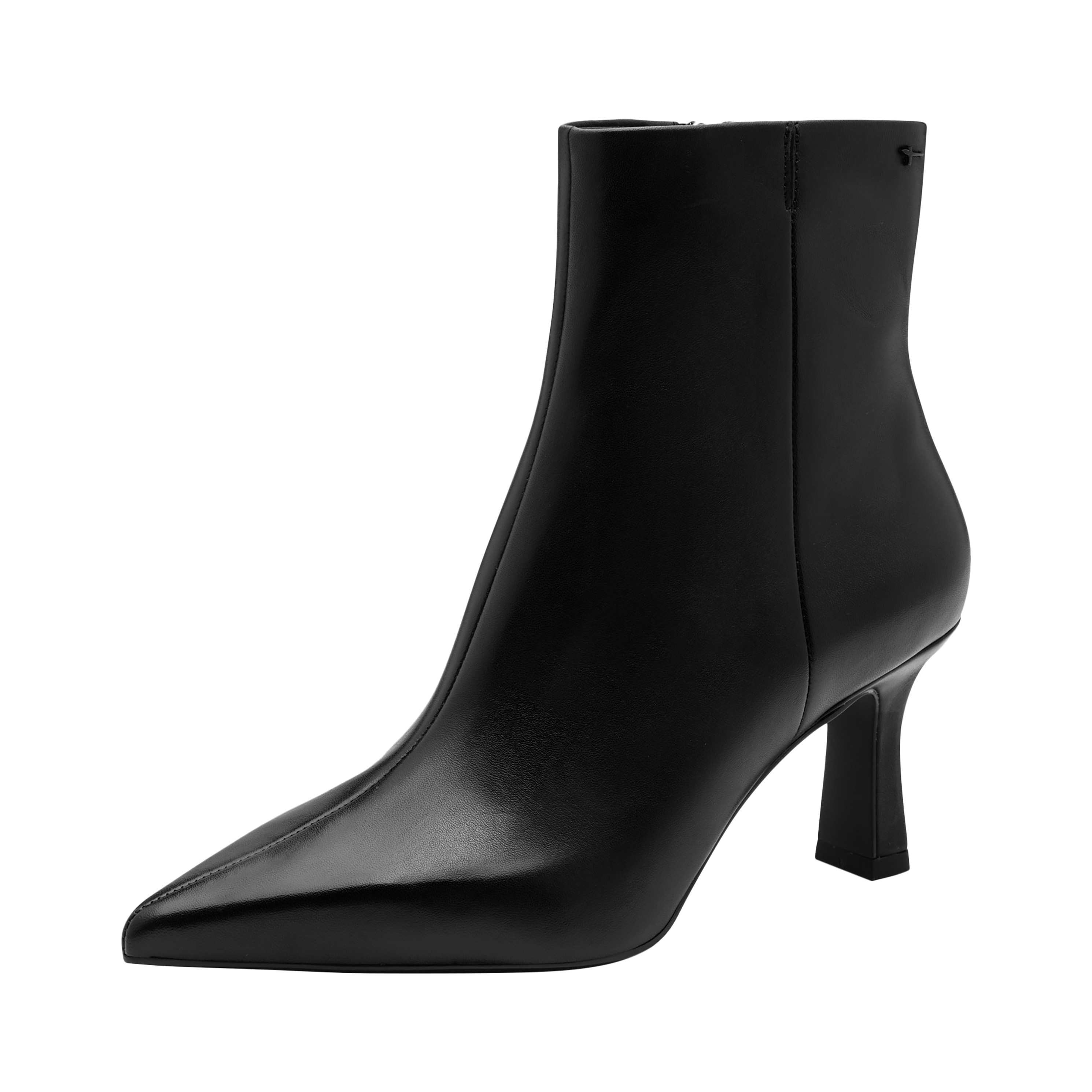 Leather heeled ankle boot TAMARIS Black