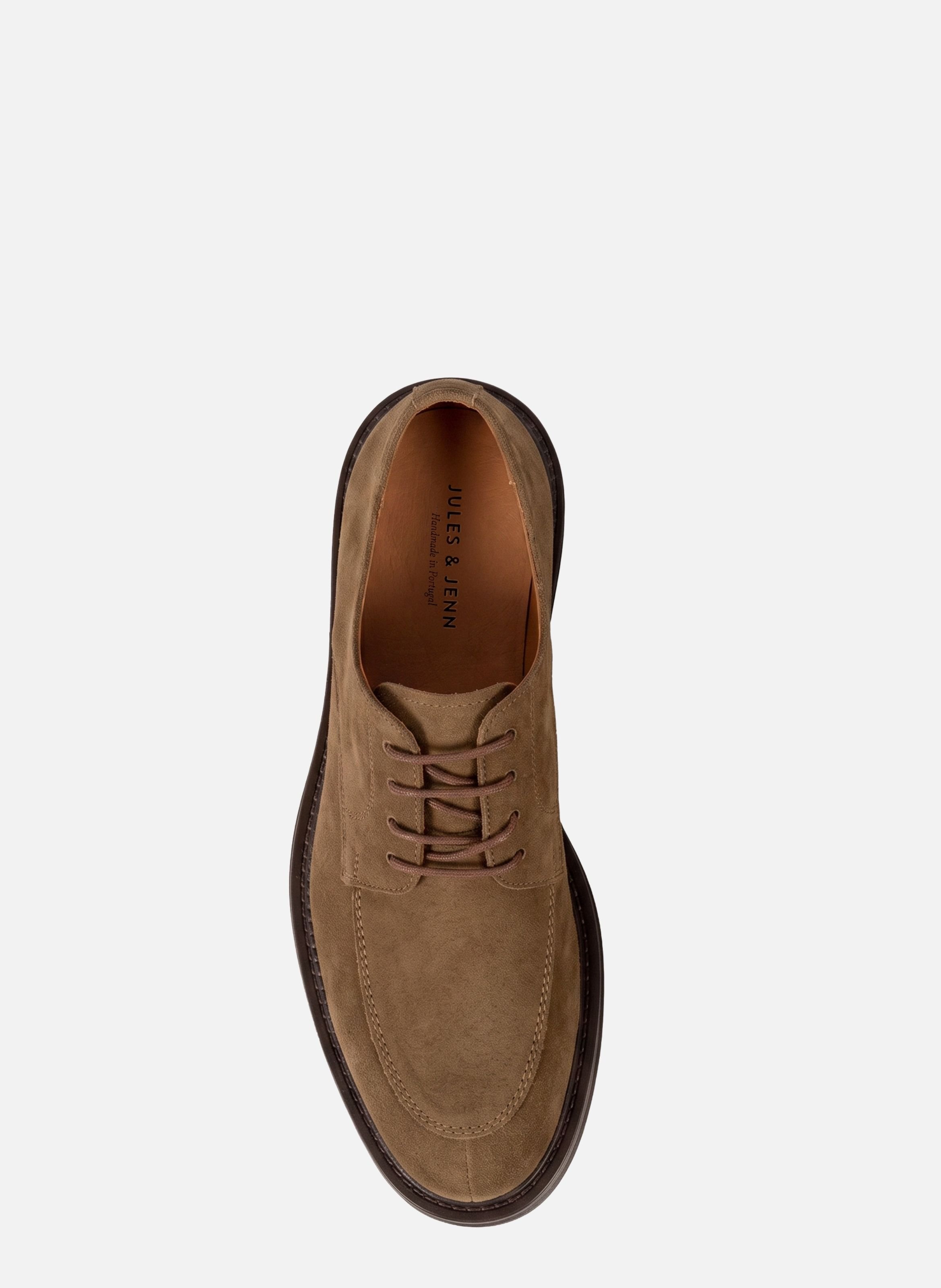 Derby gomme pablo cuir daim JULES & JENN Beige