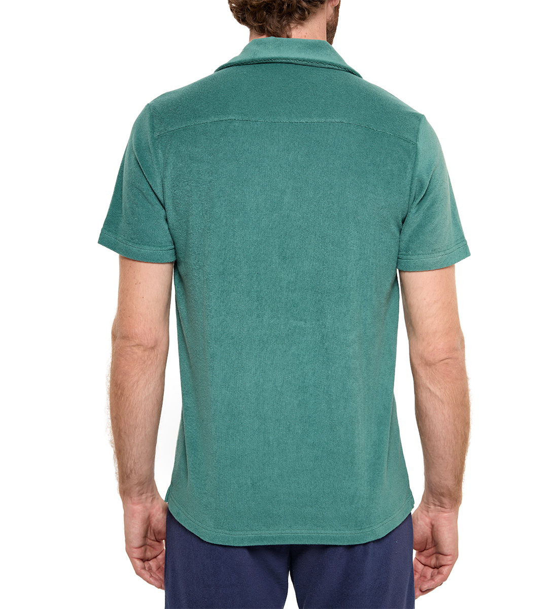 Cedar green terry cloth shirt GILI'S Green