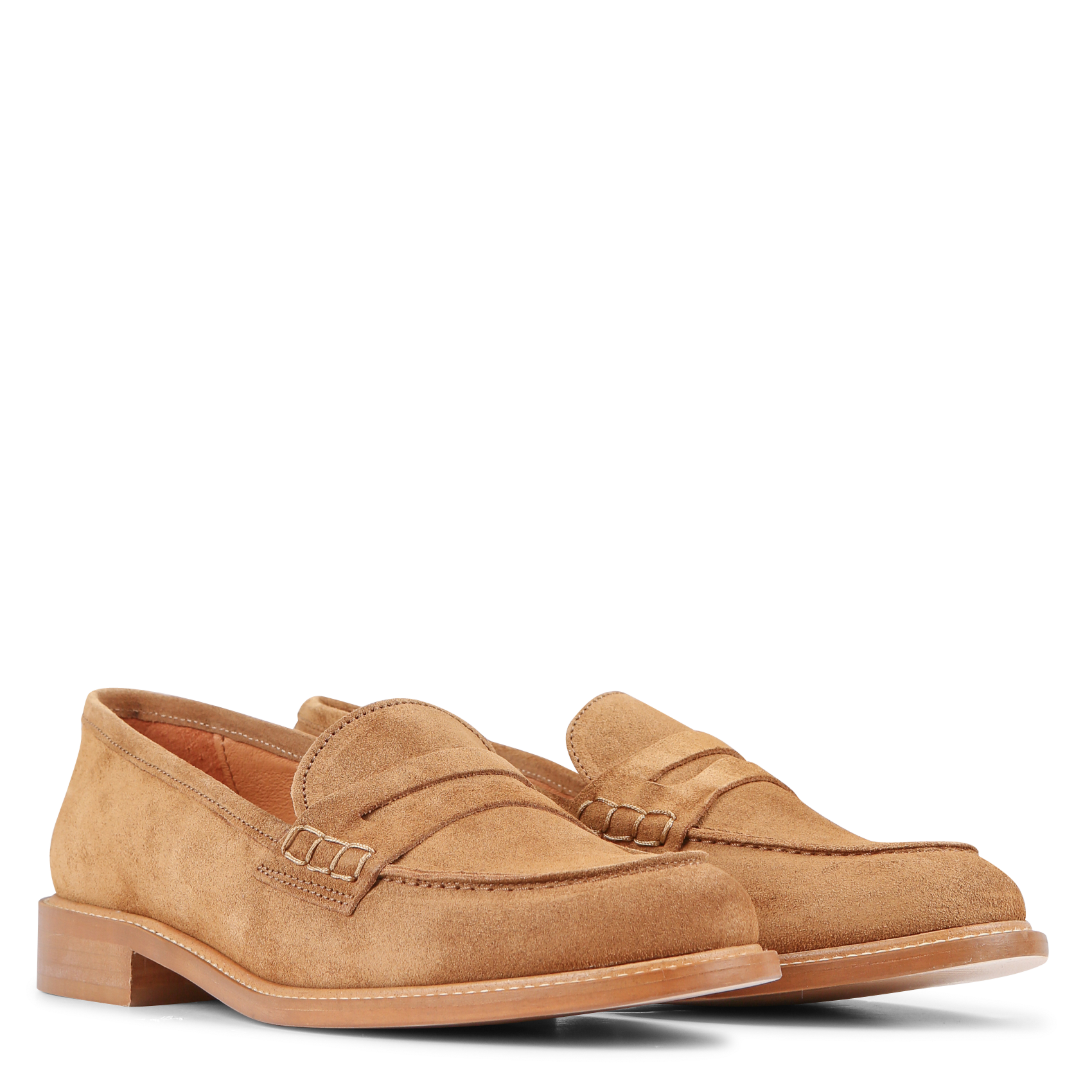 Leather loafers MELLOW YELLOW Brown