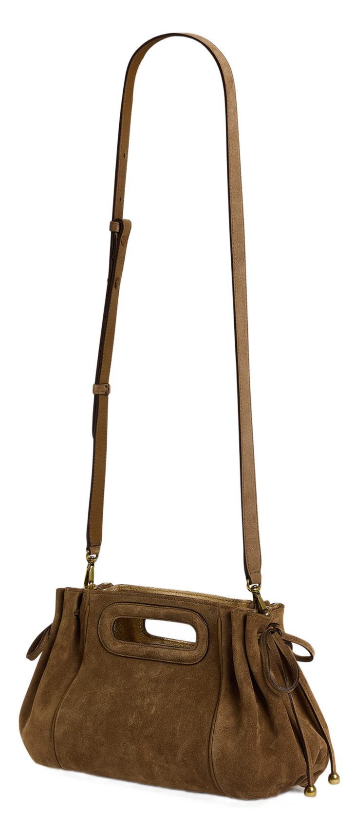 A-line leather skirt GERARD DAREL Green