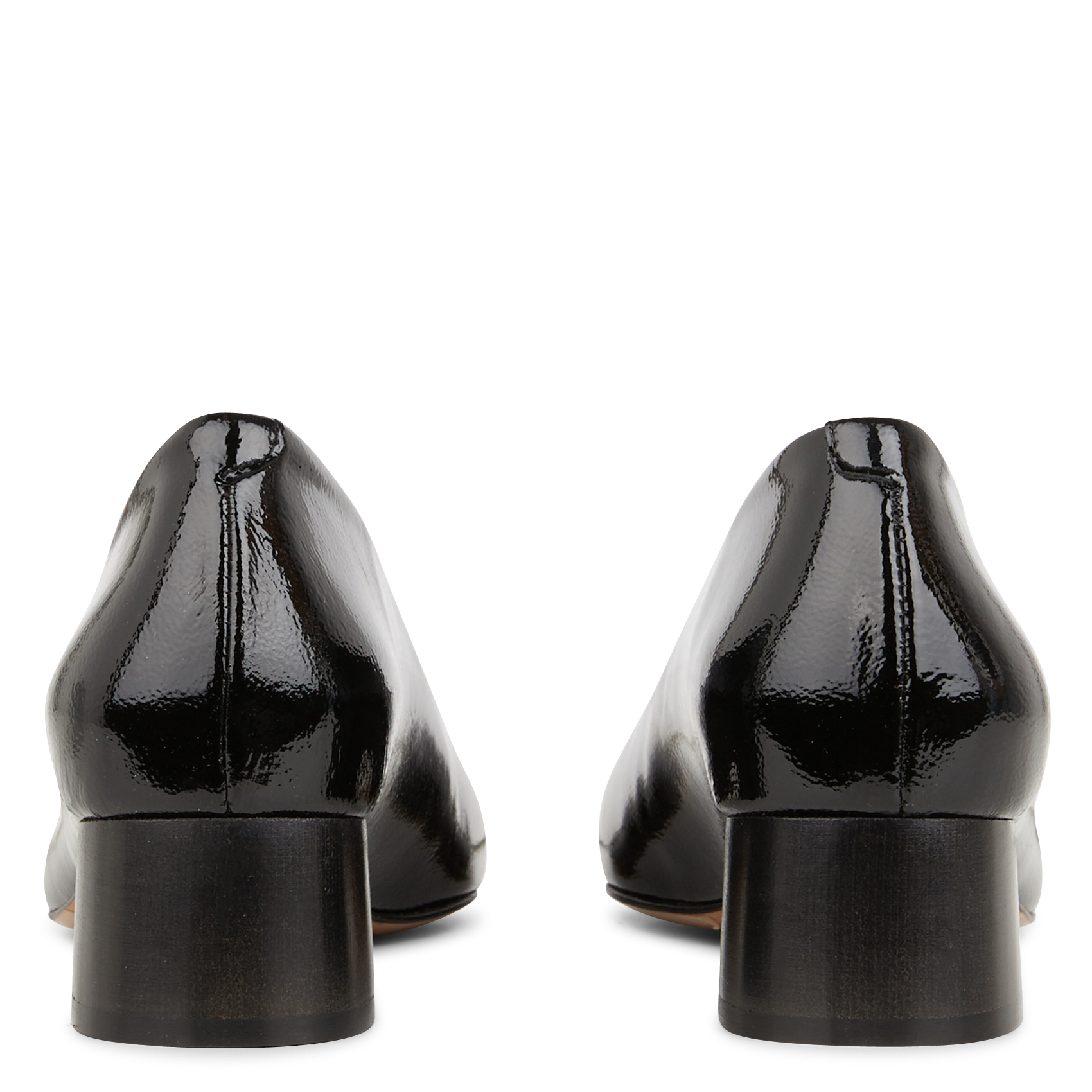 Escarpins en cuir vernis BOBBIES Noir