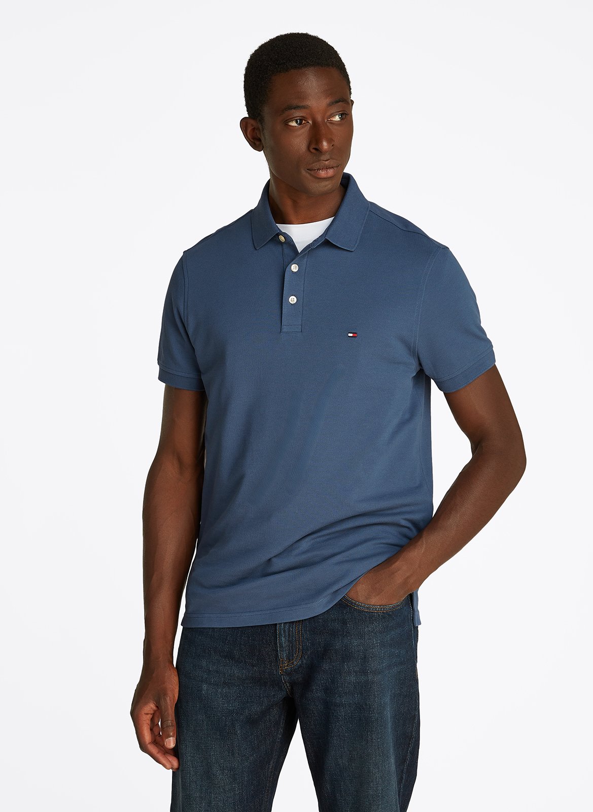 Polo slim-fit en coton bio TOMMY HILFIGER