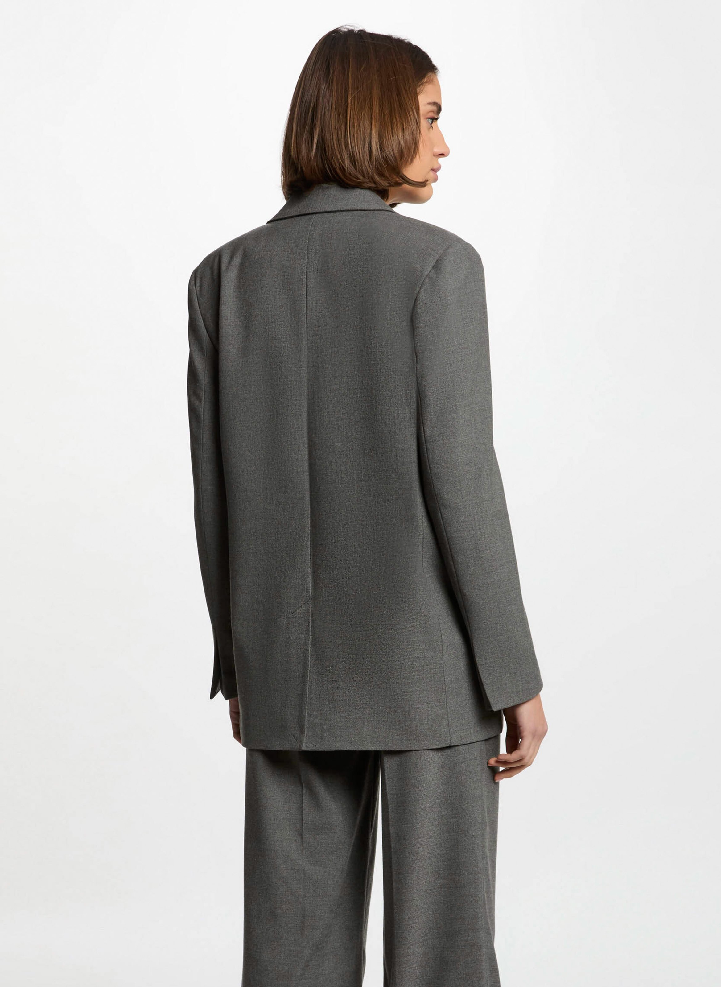 Straight suit jacket Grey