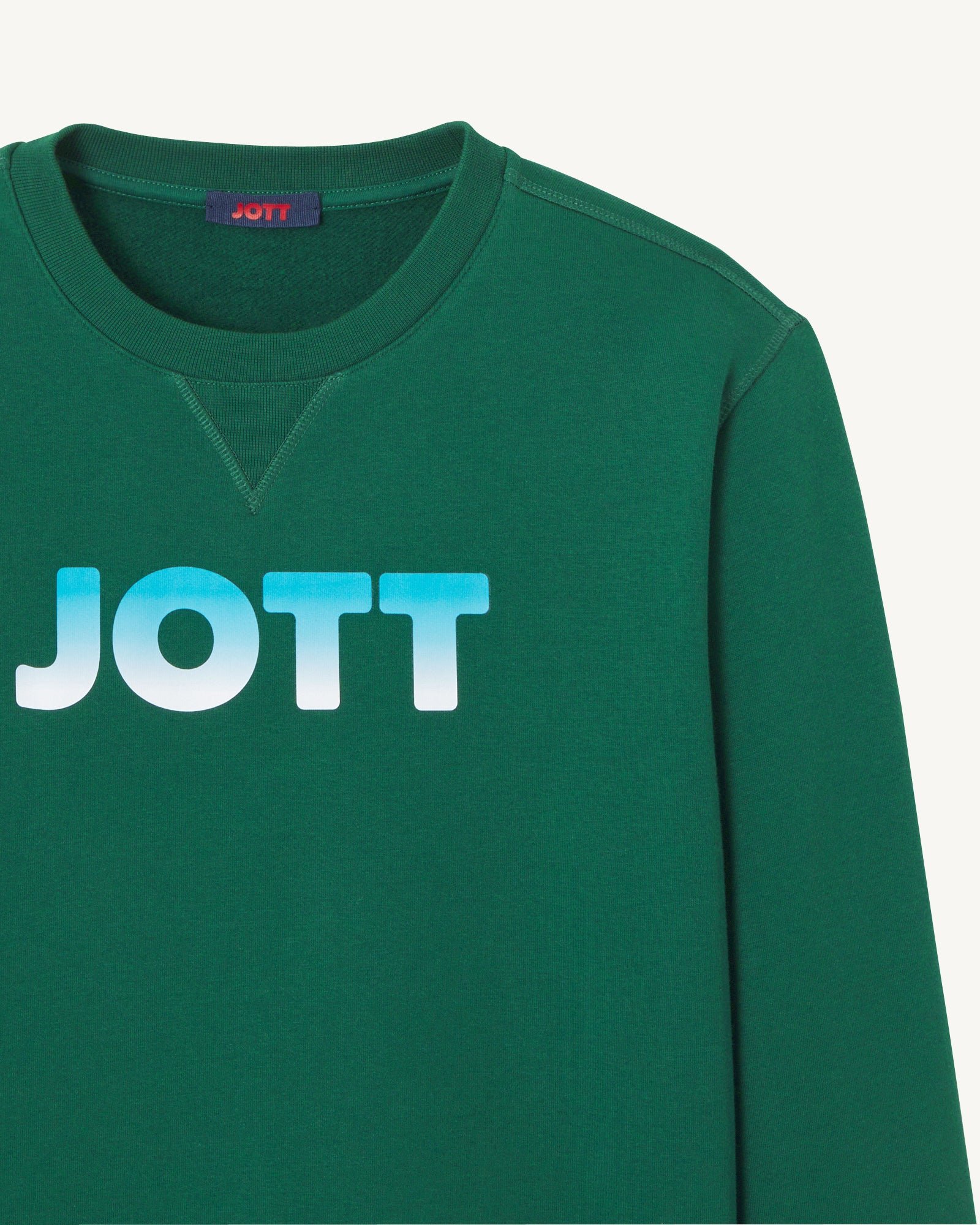 Organic cotton sweatshirt JOTT Green