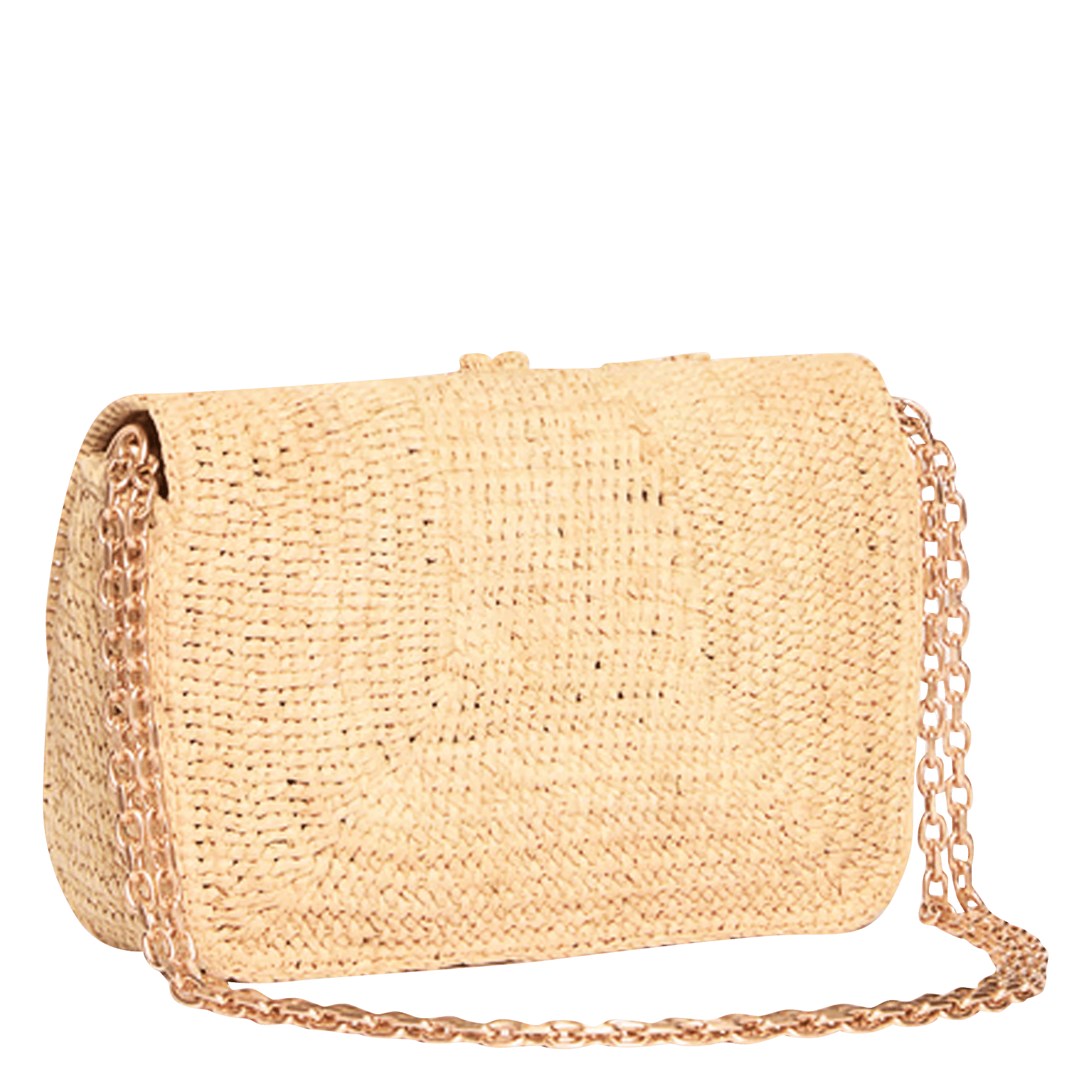 Sac bandoulière en raphia VANESSA BRUNO Beige