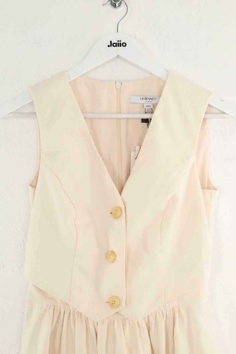 Cotton dress LK BENNETT - Seconde Main Beige