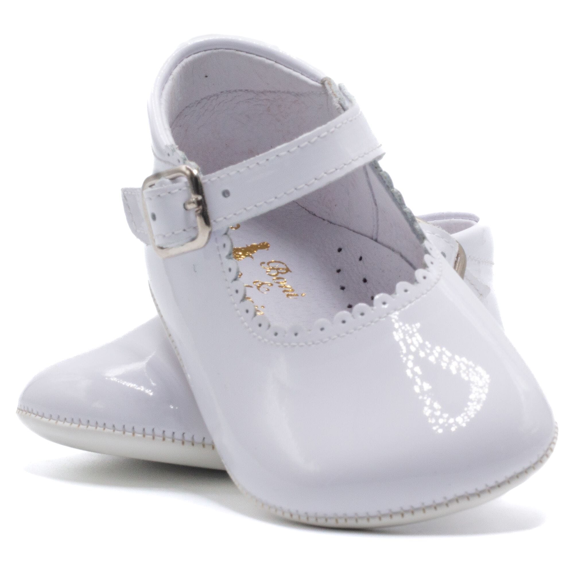 Girl's ballet slipper Boni & Sidonie White