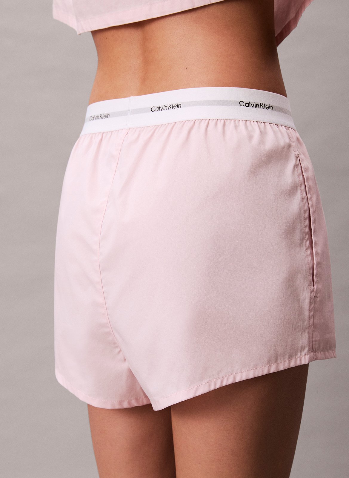 Cotton-blend pajama shorts CALVIN KLEIN UNDERWEAR Pink