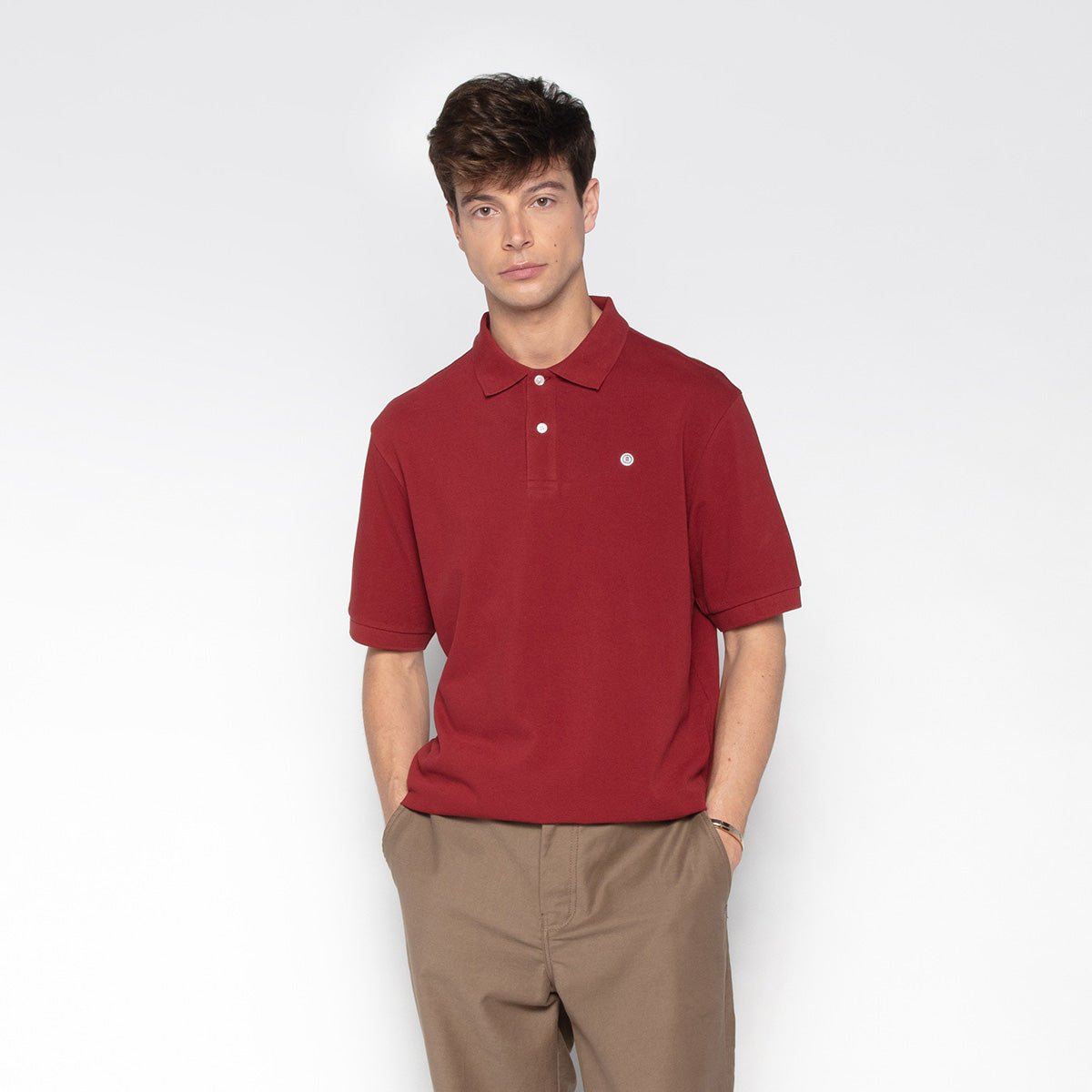 Piqué polo shirt SERGE BLANCO Red