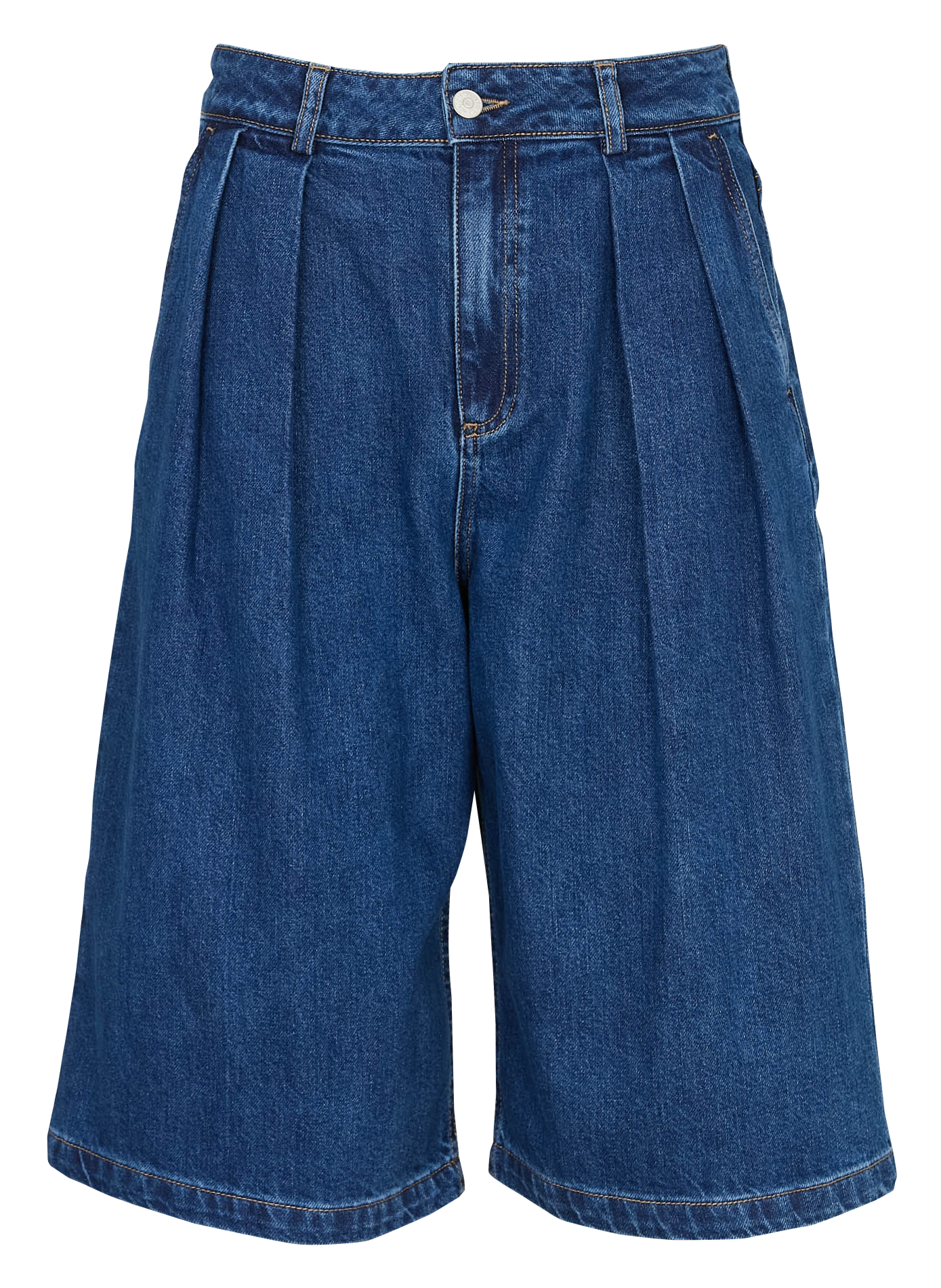 Bermuda droit en coton THE NEW SOCIETY Bleu