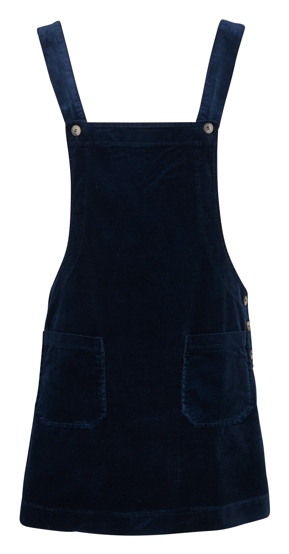 Korte jurk met vierkante hals - katoenblend LA FEE MARABOUTEE Blauw