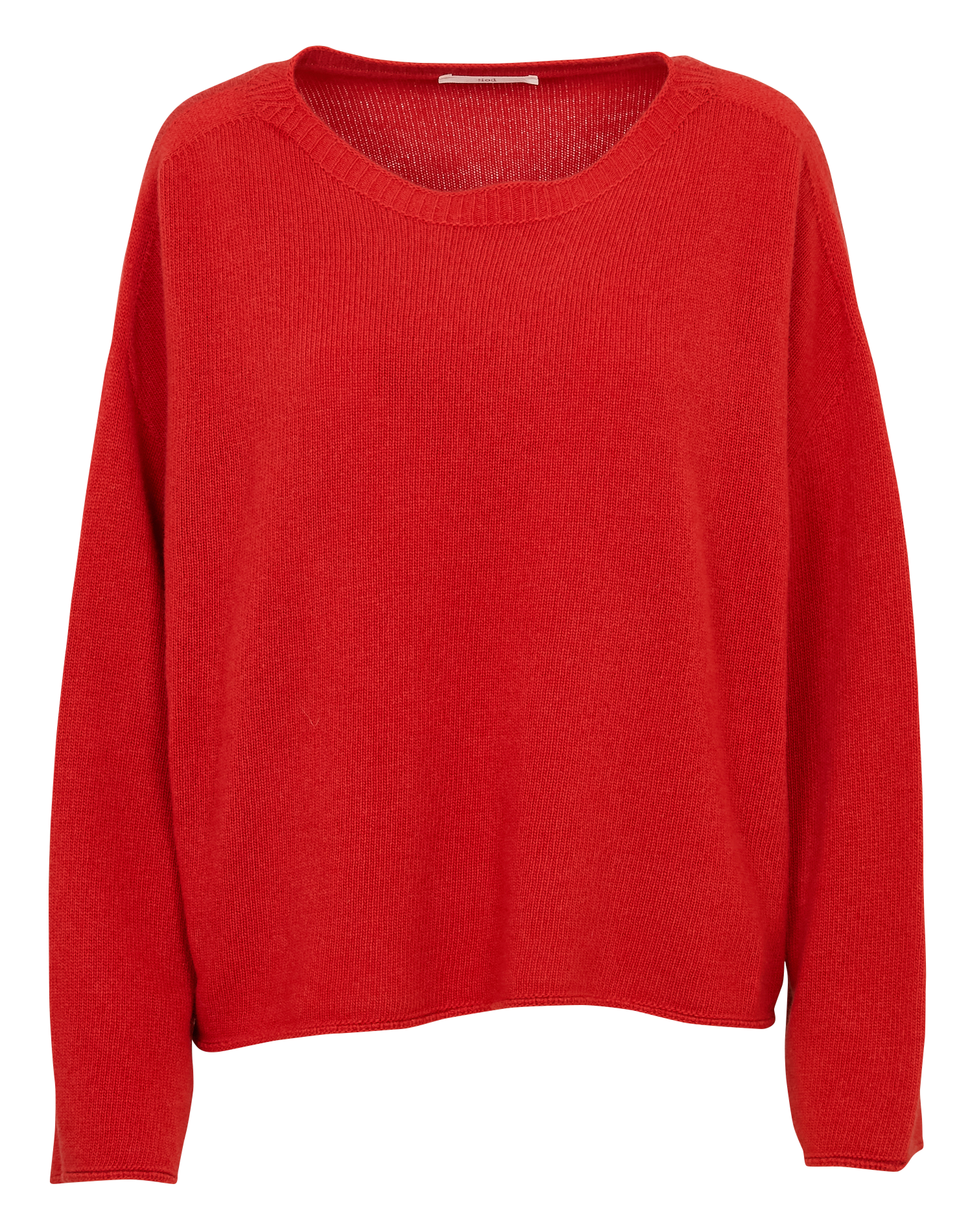 Pull ample col rond en laine HOD PARIS Rouge