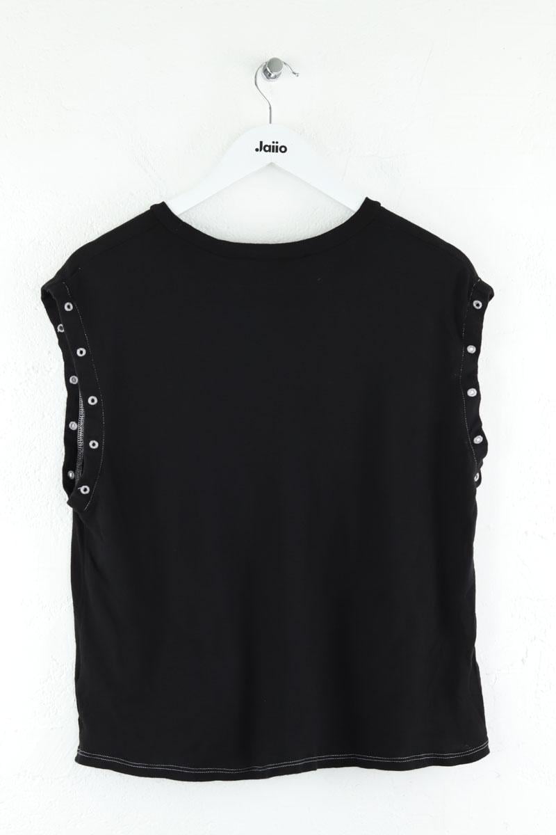 Sleeveless cotton top IRO - Seconde Main Black