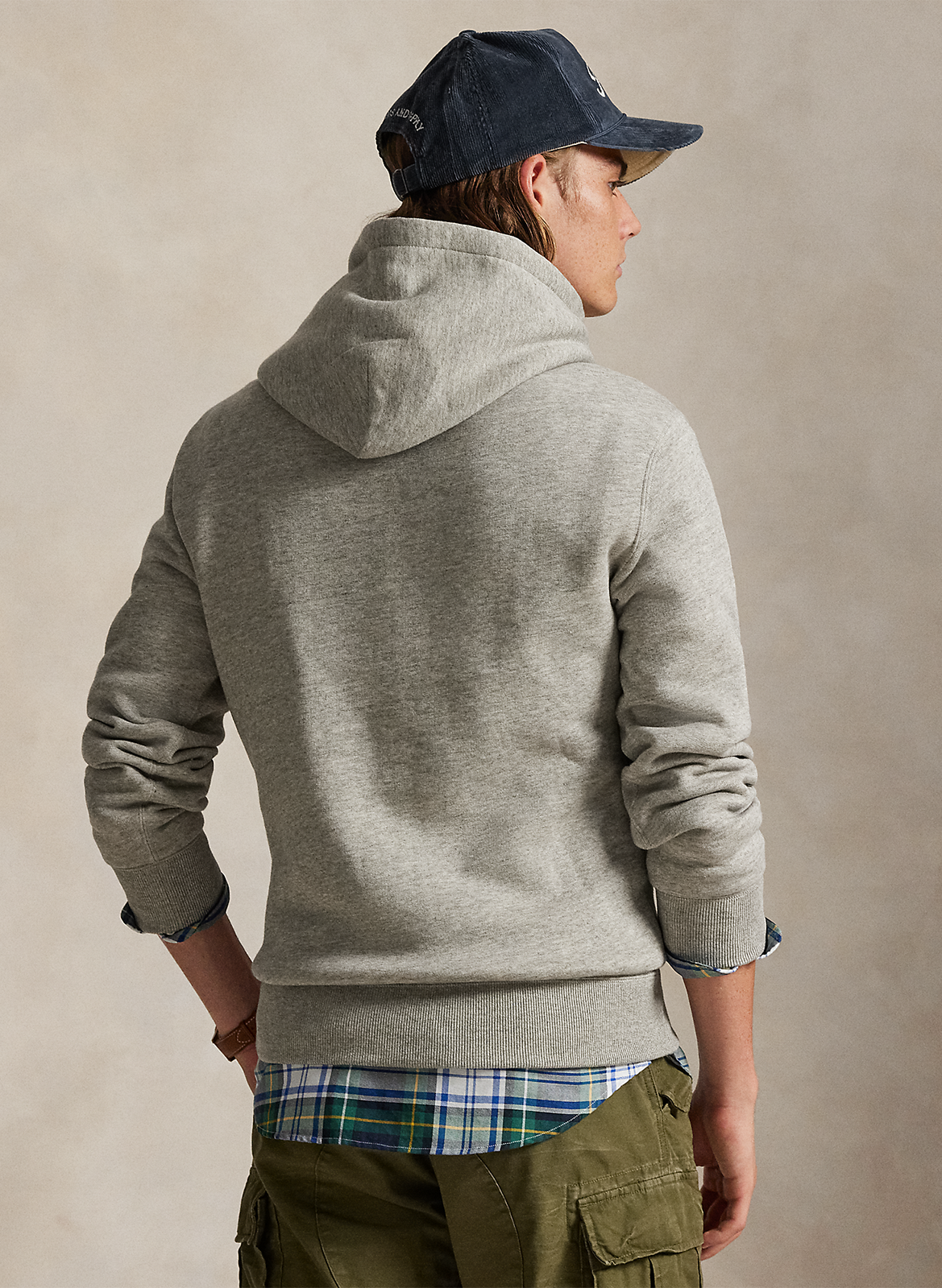 Rechte sweater van katoenmix POLO RALPH LAUREN Grijs