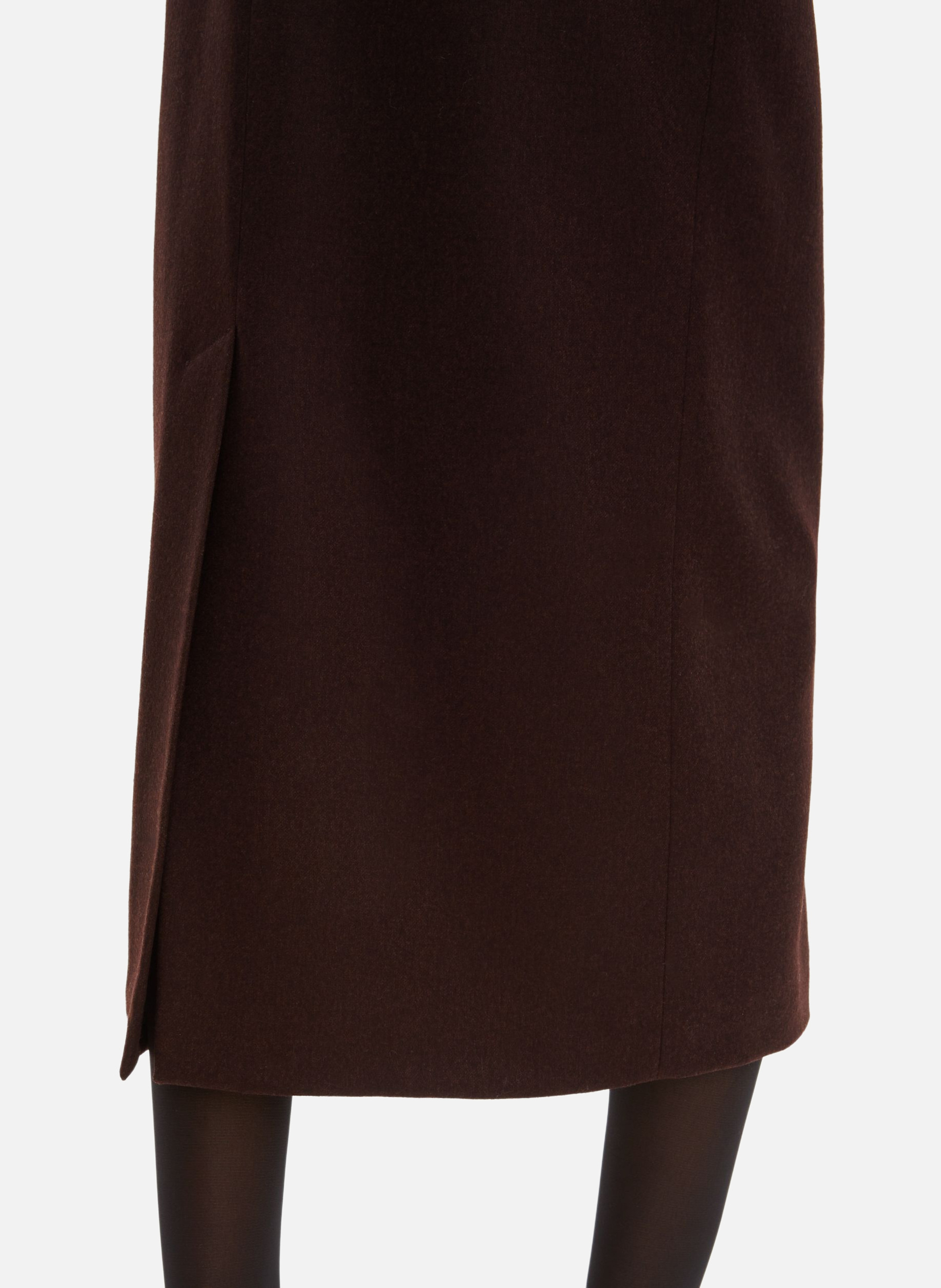 Pencil skirt THE KOOPLES Brown